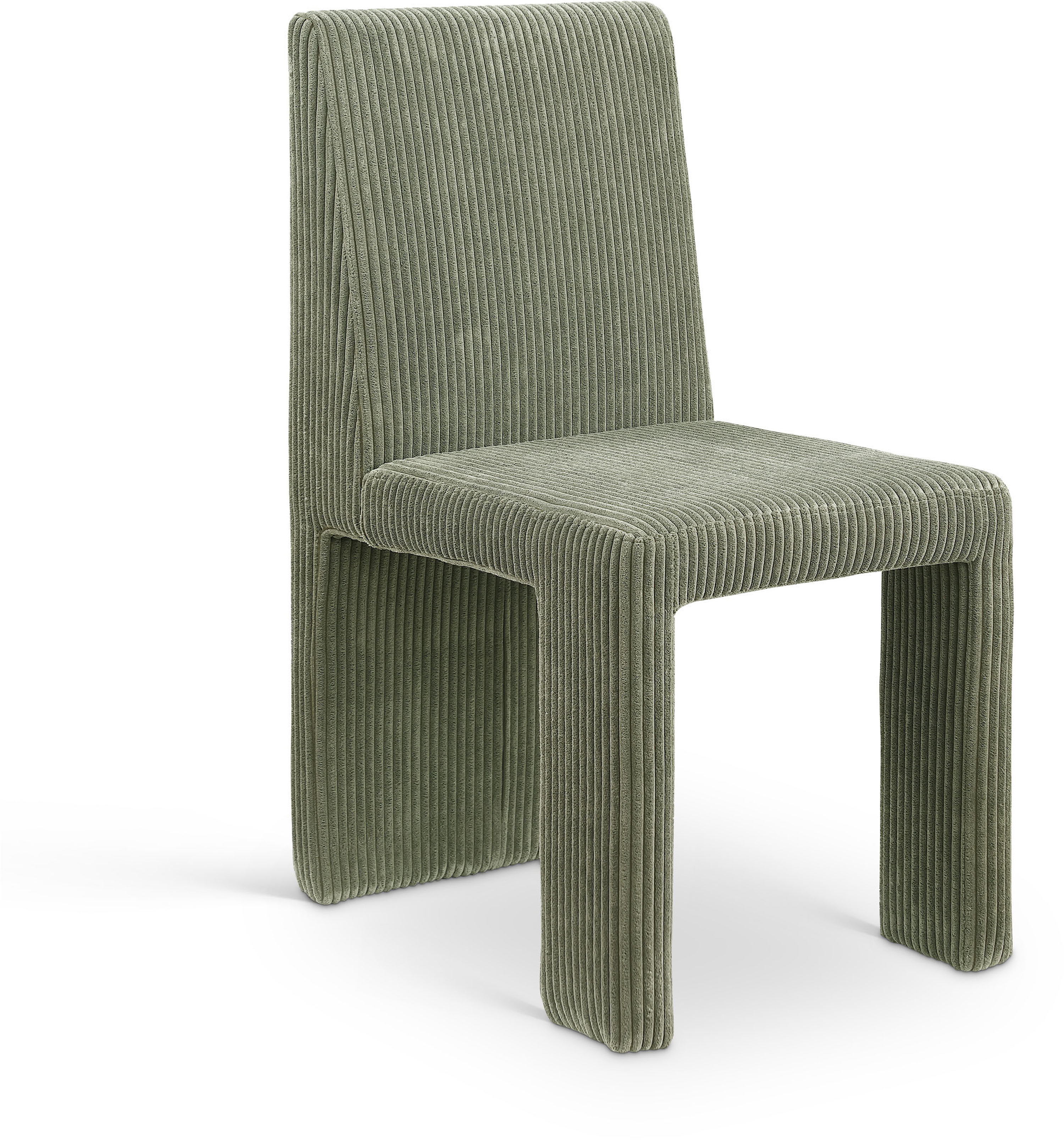 Benson - Microsuede Dining Chair (Set of 2) - Green