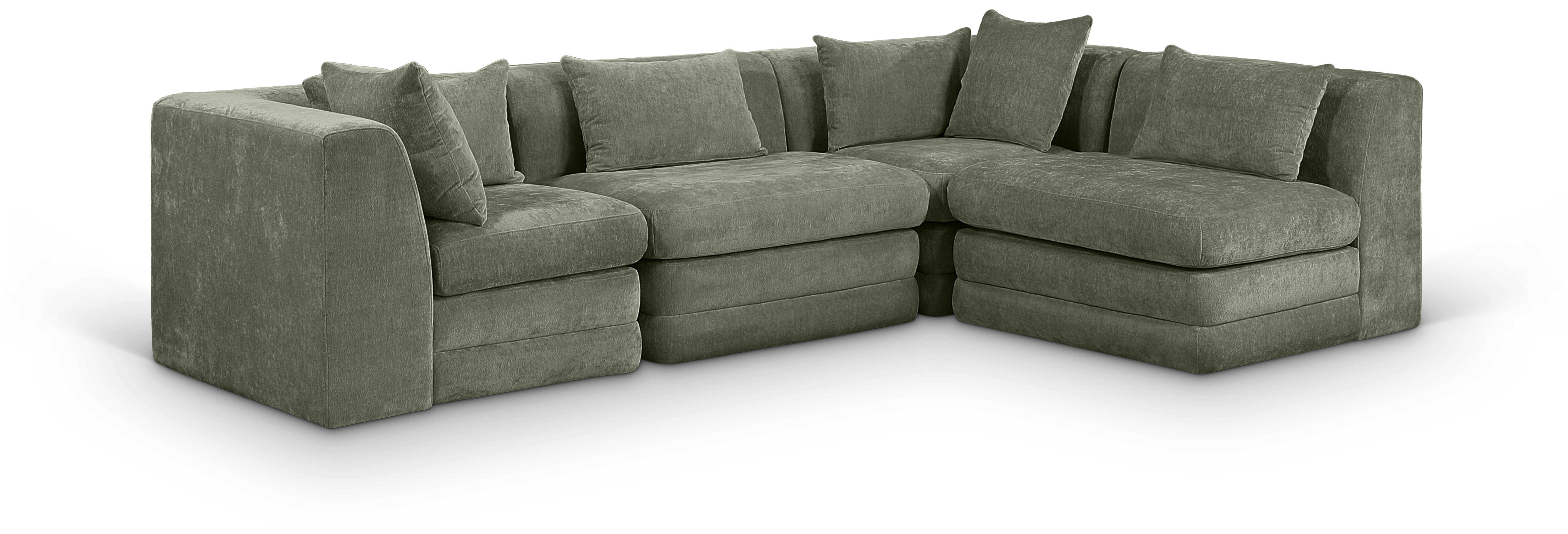 4 Pc · 114" Upholstered Modular Sectional