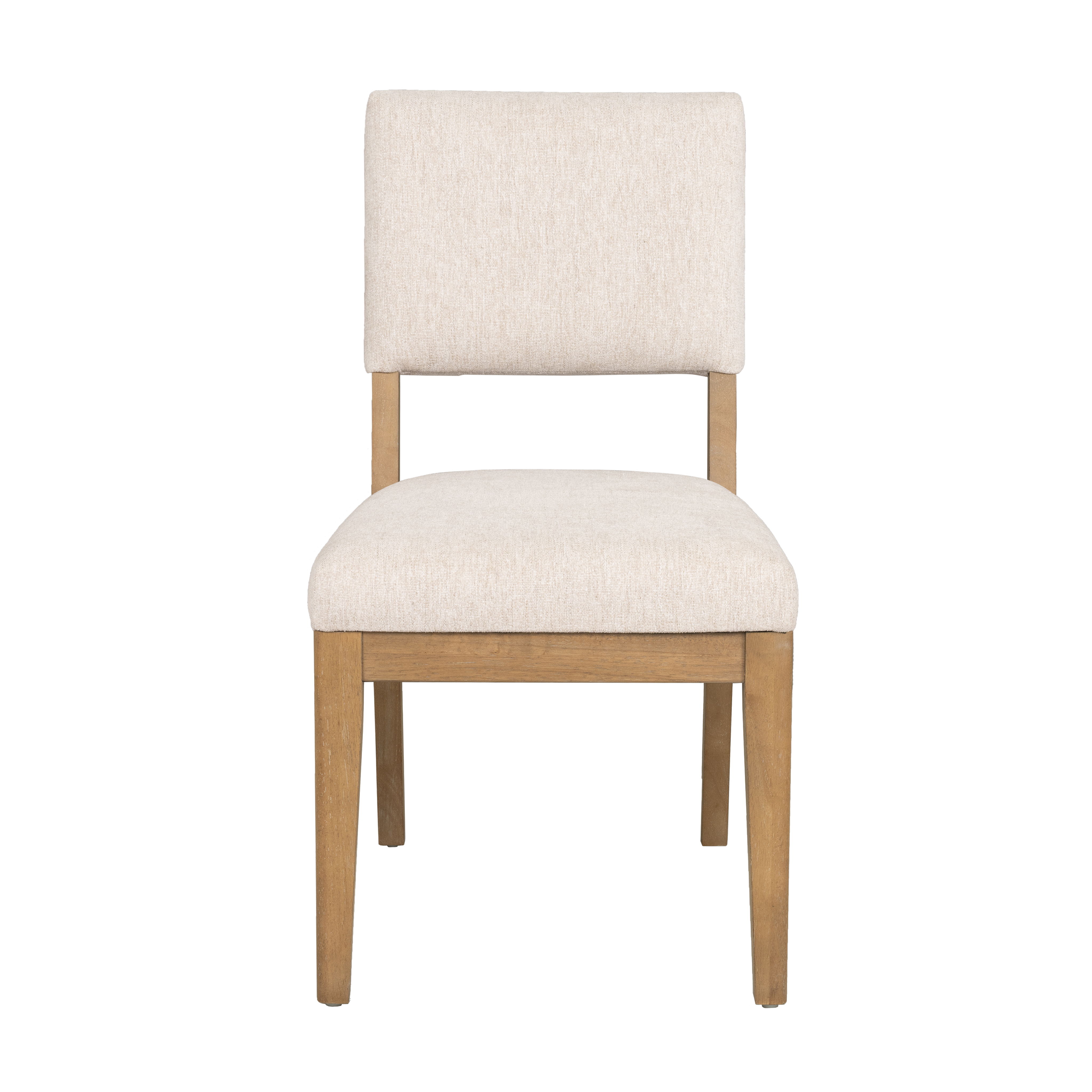 Millwork - Dining Chair (Set of 2) - White / Light Brown, white, view 2