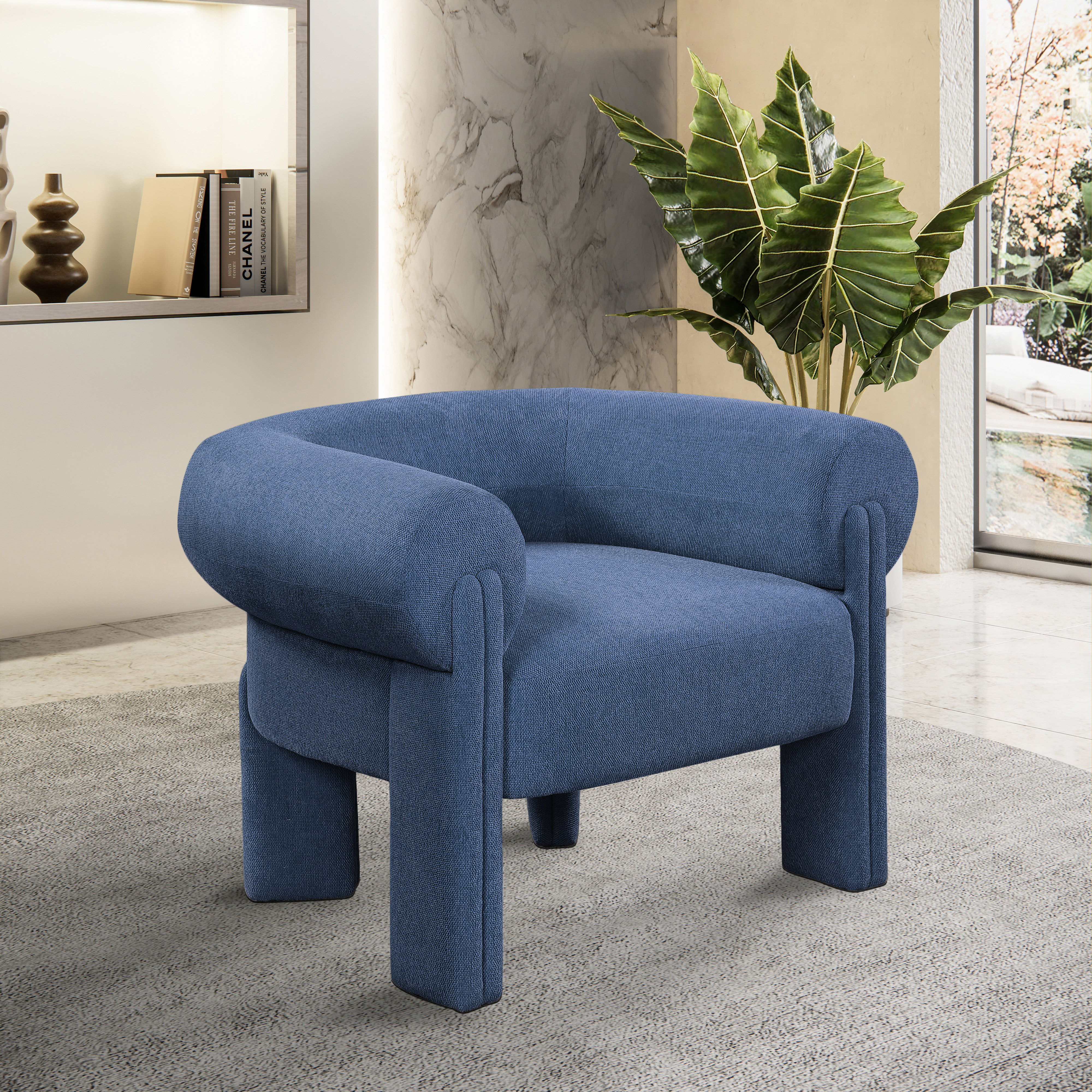 Stefano - Accent Chair - Navy