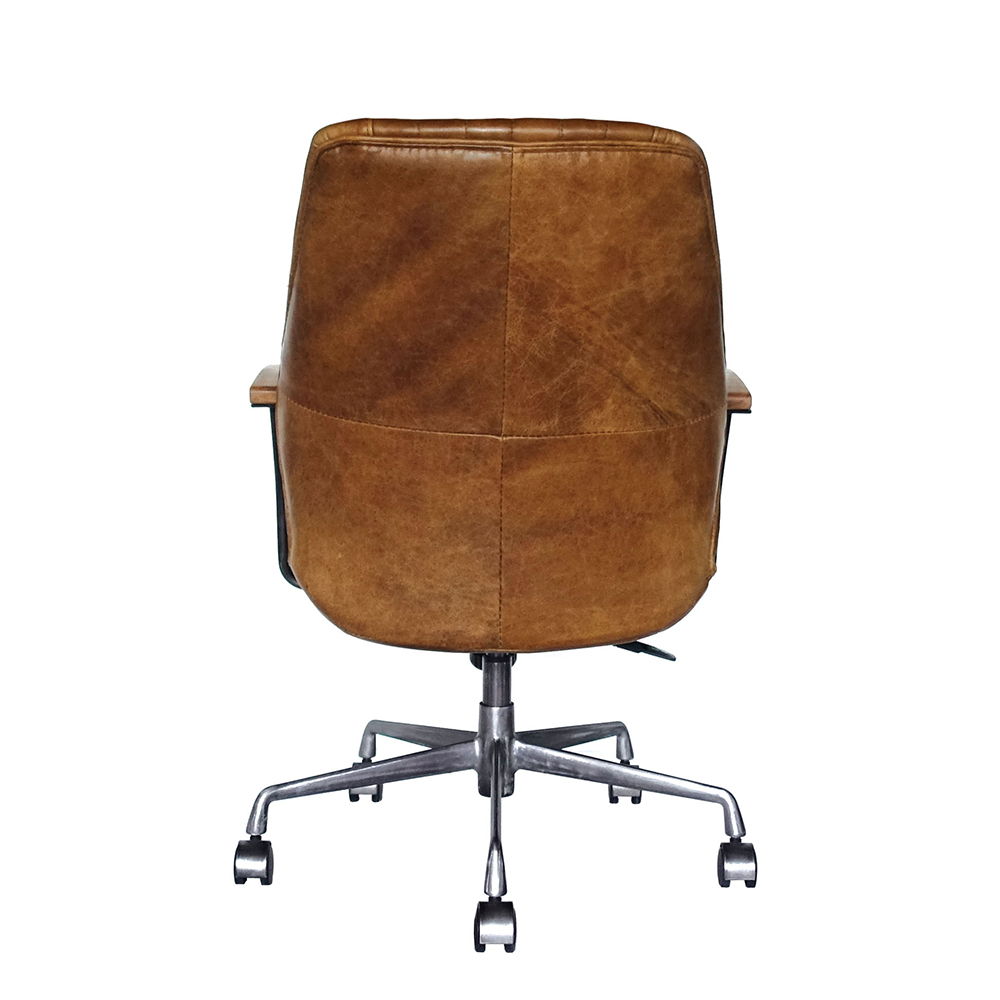 Hamilton - Office Chair - Coffee Top Grain Leather, light brown, view 4