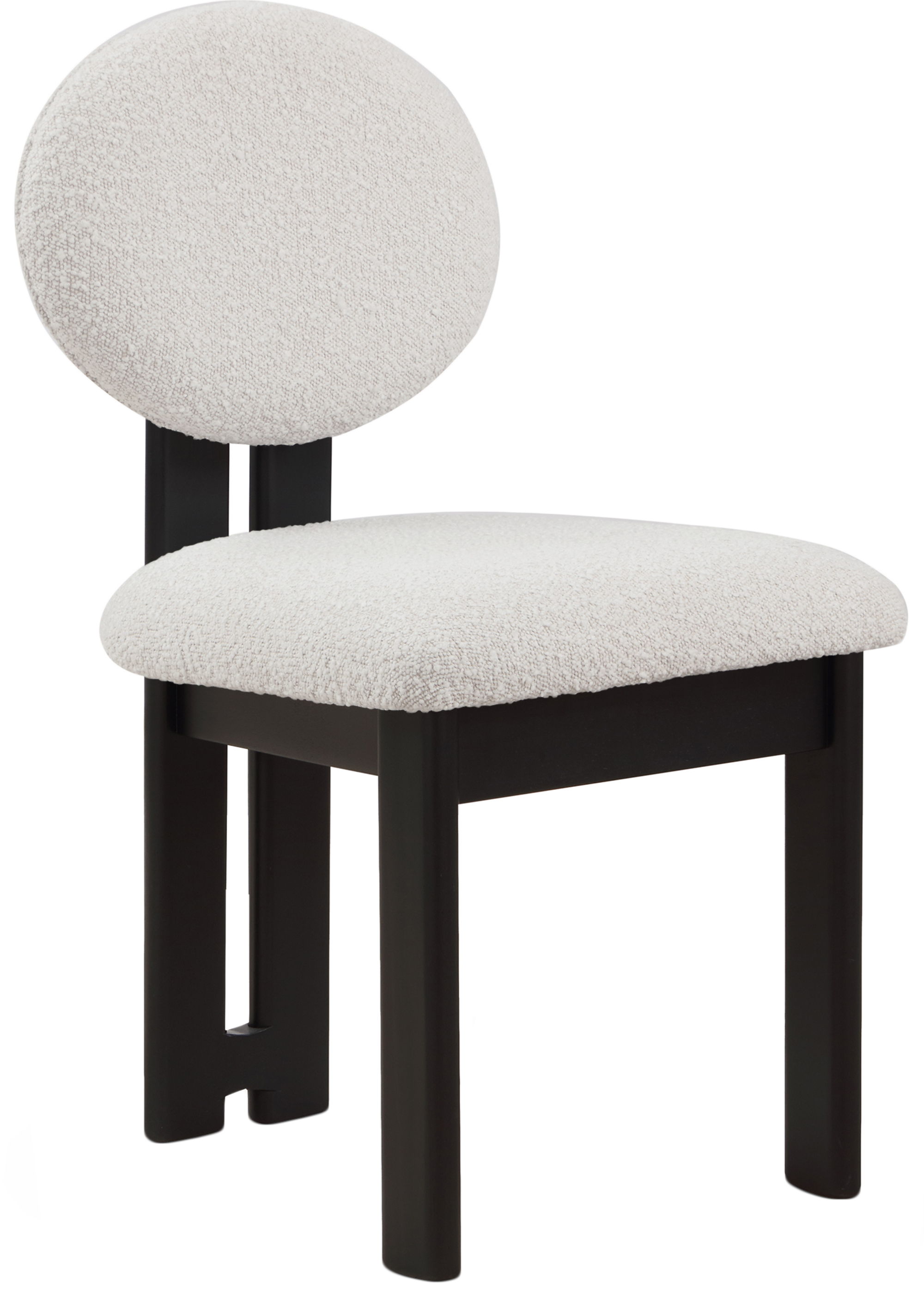 Napa - Dining Chair With Black Legs (Set of 2) - Cream