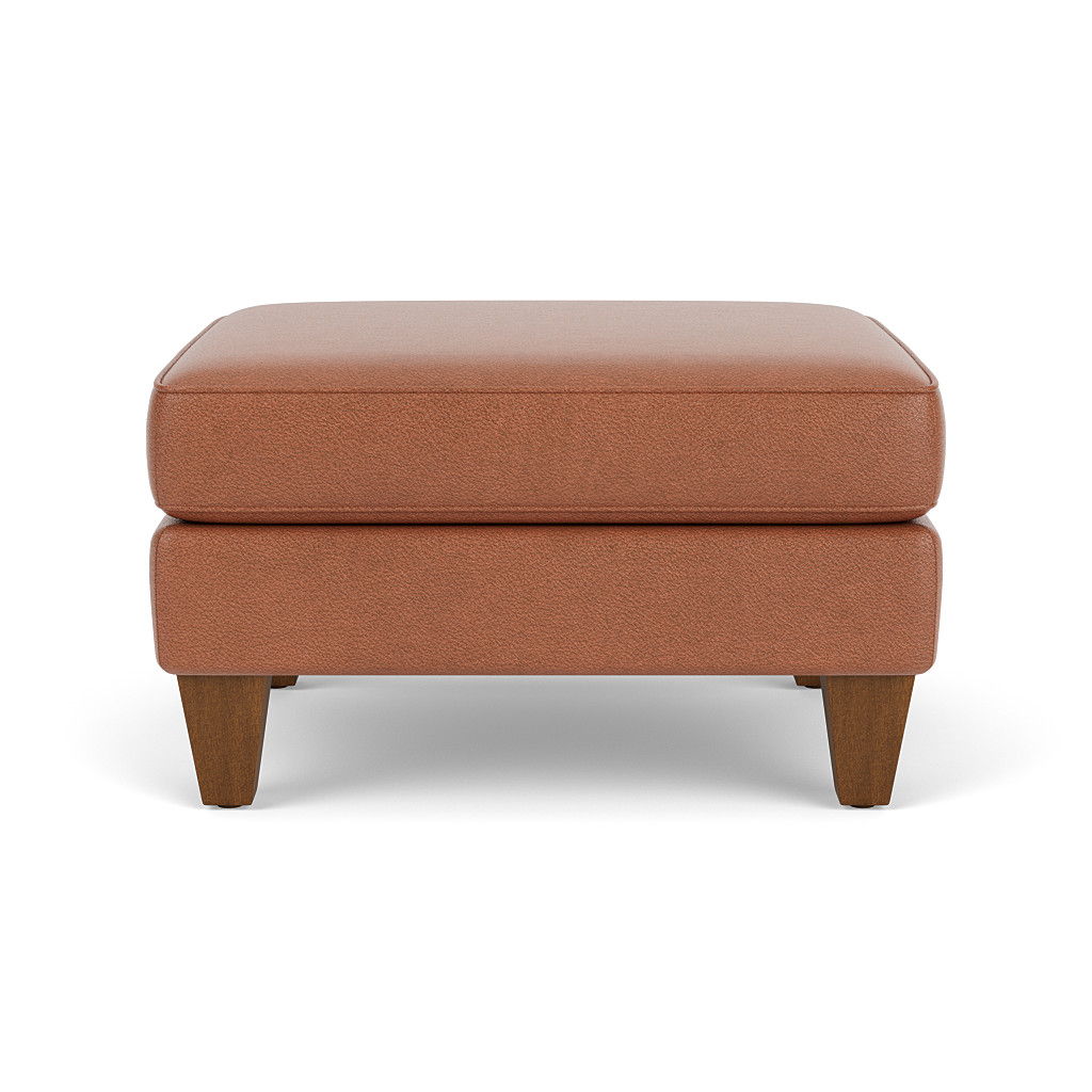 Westside - Leather Ottoman, dark brown, view 7