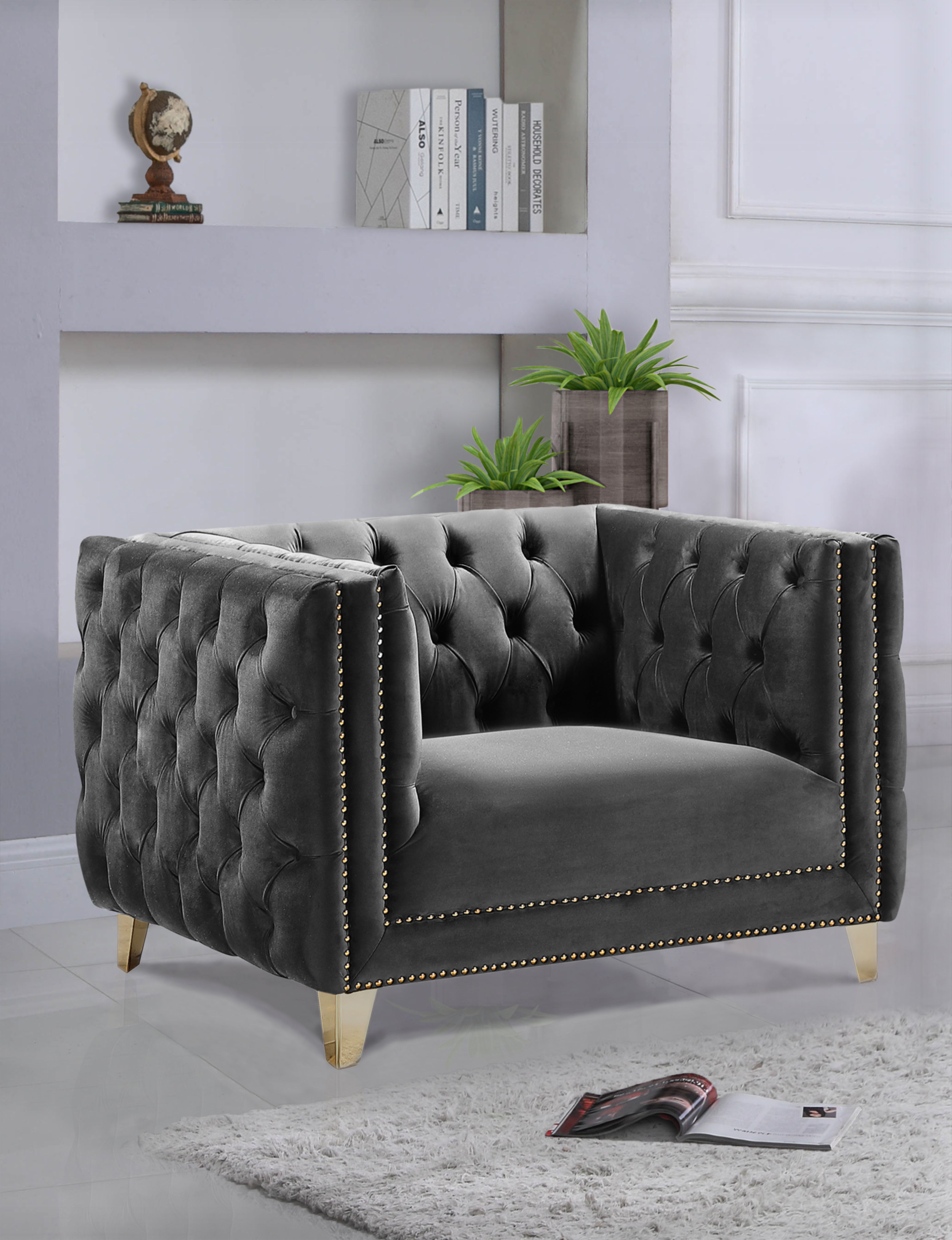 Michelle - Chair - Gray