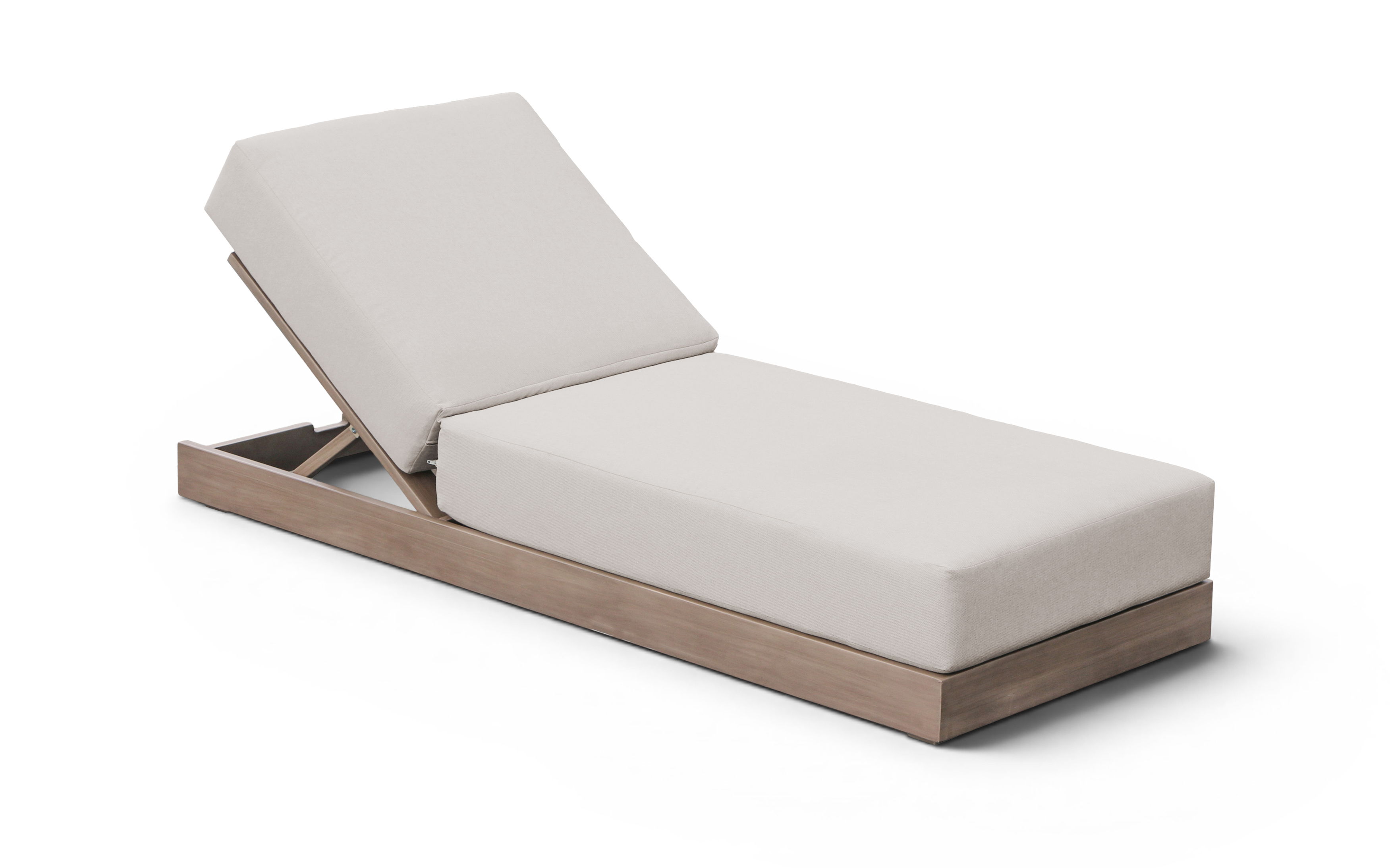 Solace - Olefin Performance Fabric Outdoor Patio Lounge Chair - Cream