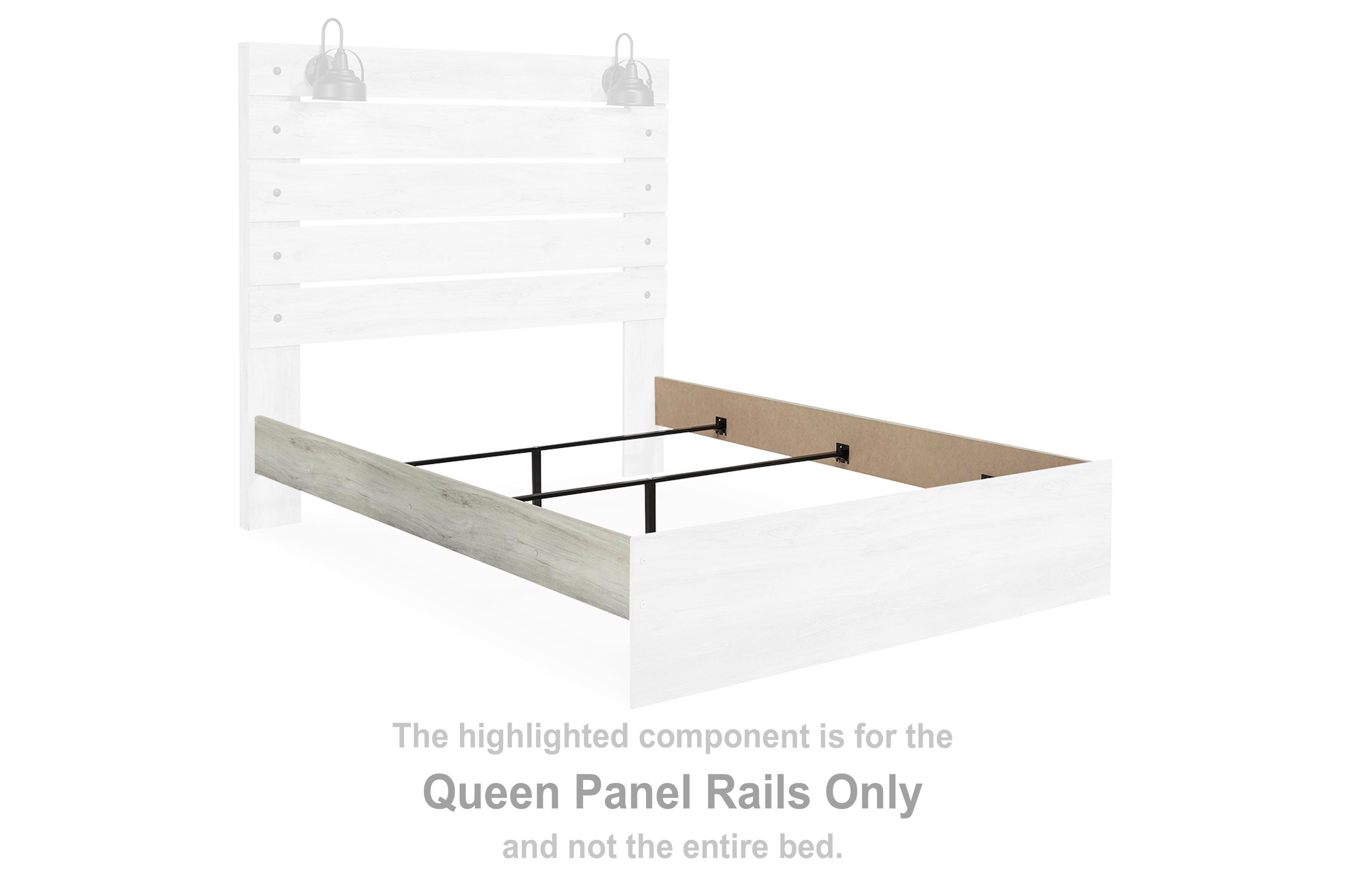 Cambeck – Queen Panel Rails – Whitewash