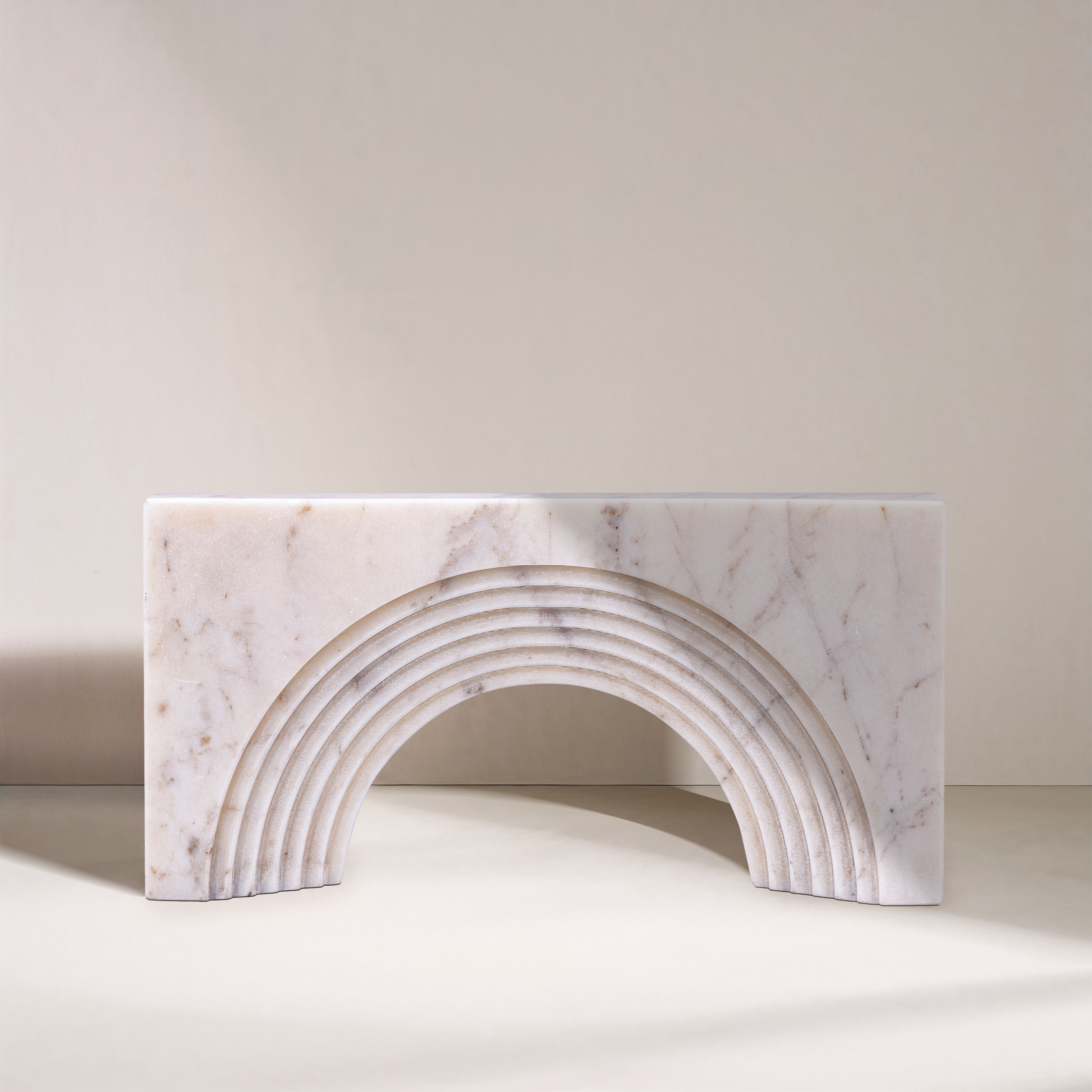 Cambre - Marble Decorative Object - White