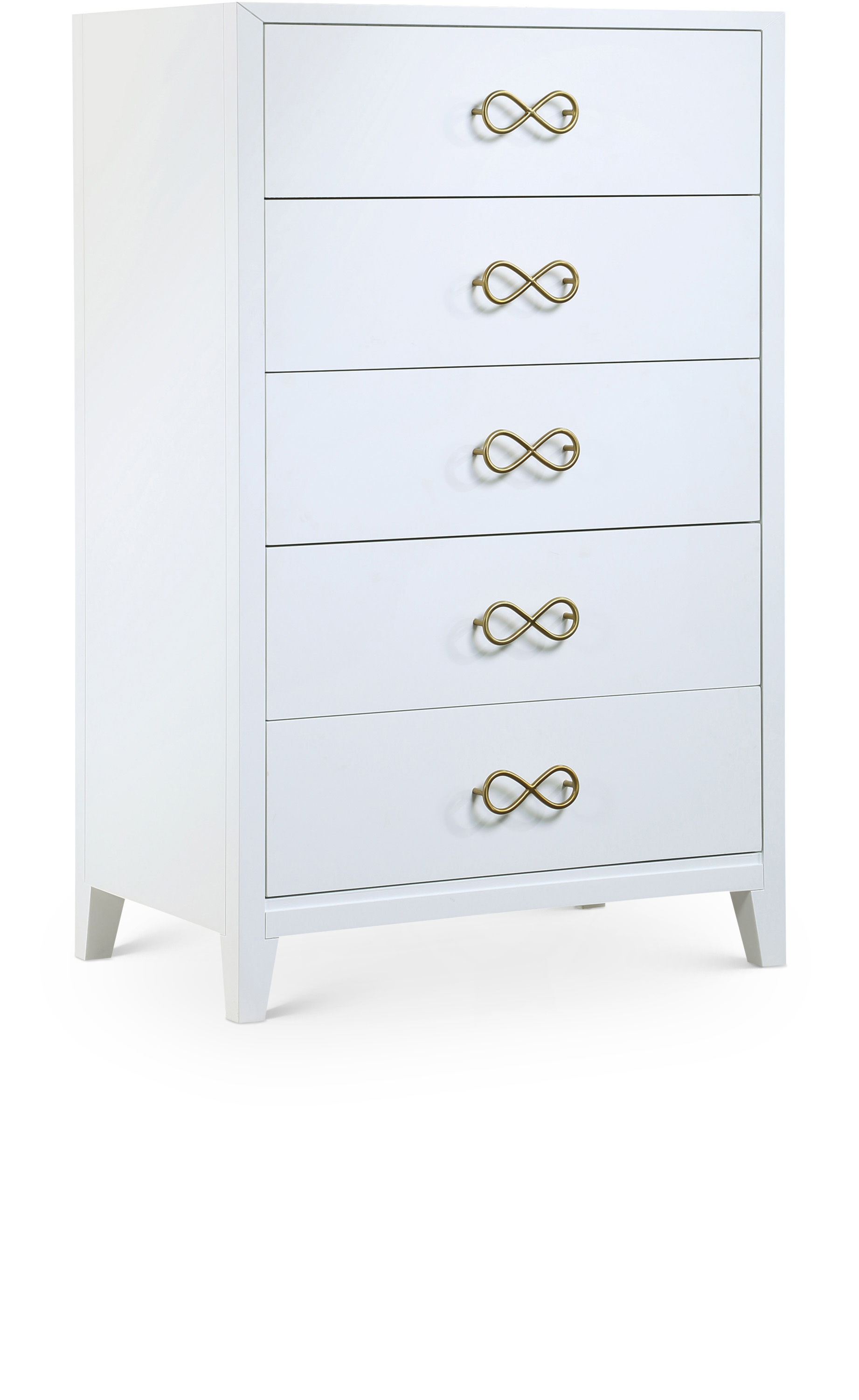 Bowtie - Chest - White / Gold