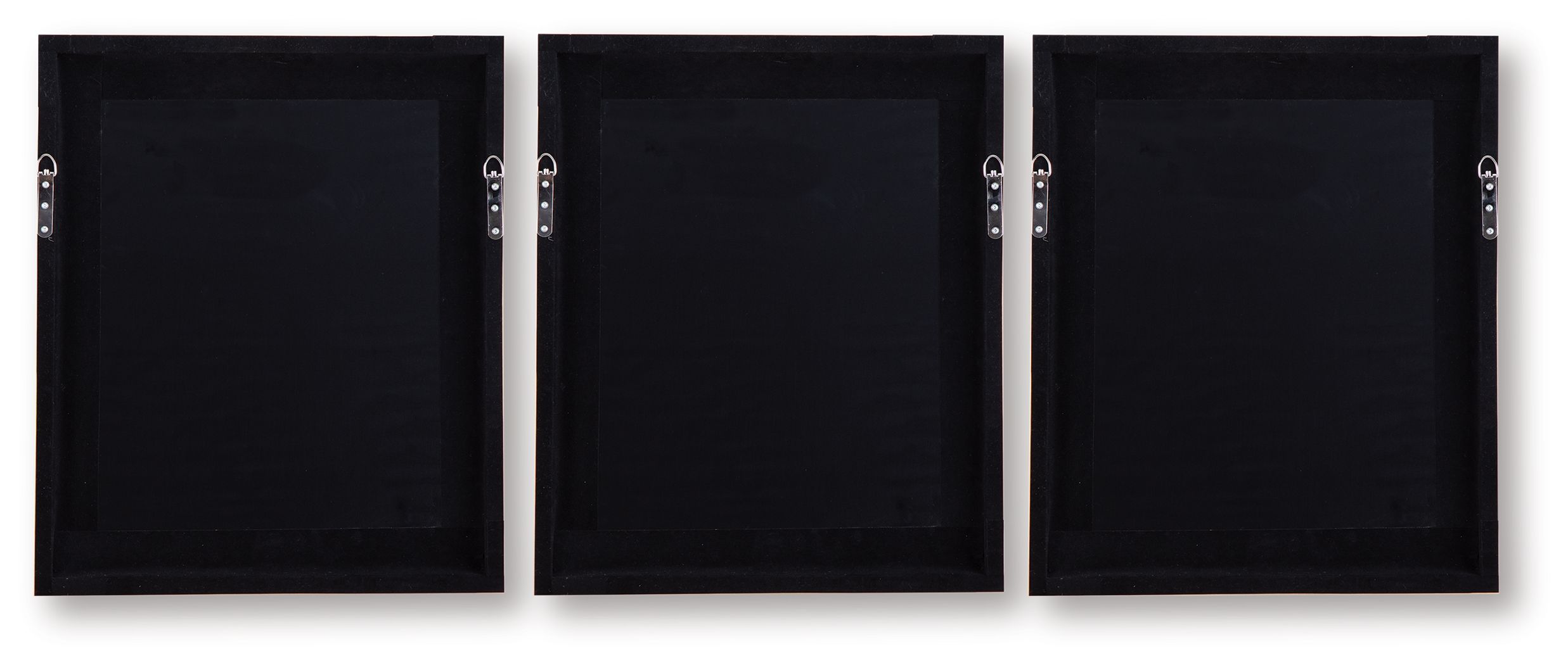Ashley Furniture Hendridge - Wall Art Set (Set of 3) - Taupe / White - Image 4