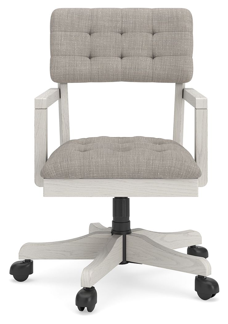 Ashley Furniture Robbinsdale - Home Office Desk Chair - Antique White - Image 4