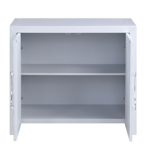 Cicero - Console Cabinet - Platinum, white, view 3