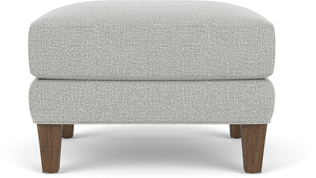 Venture - Fabric Ottoman, white, view 6
