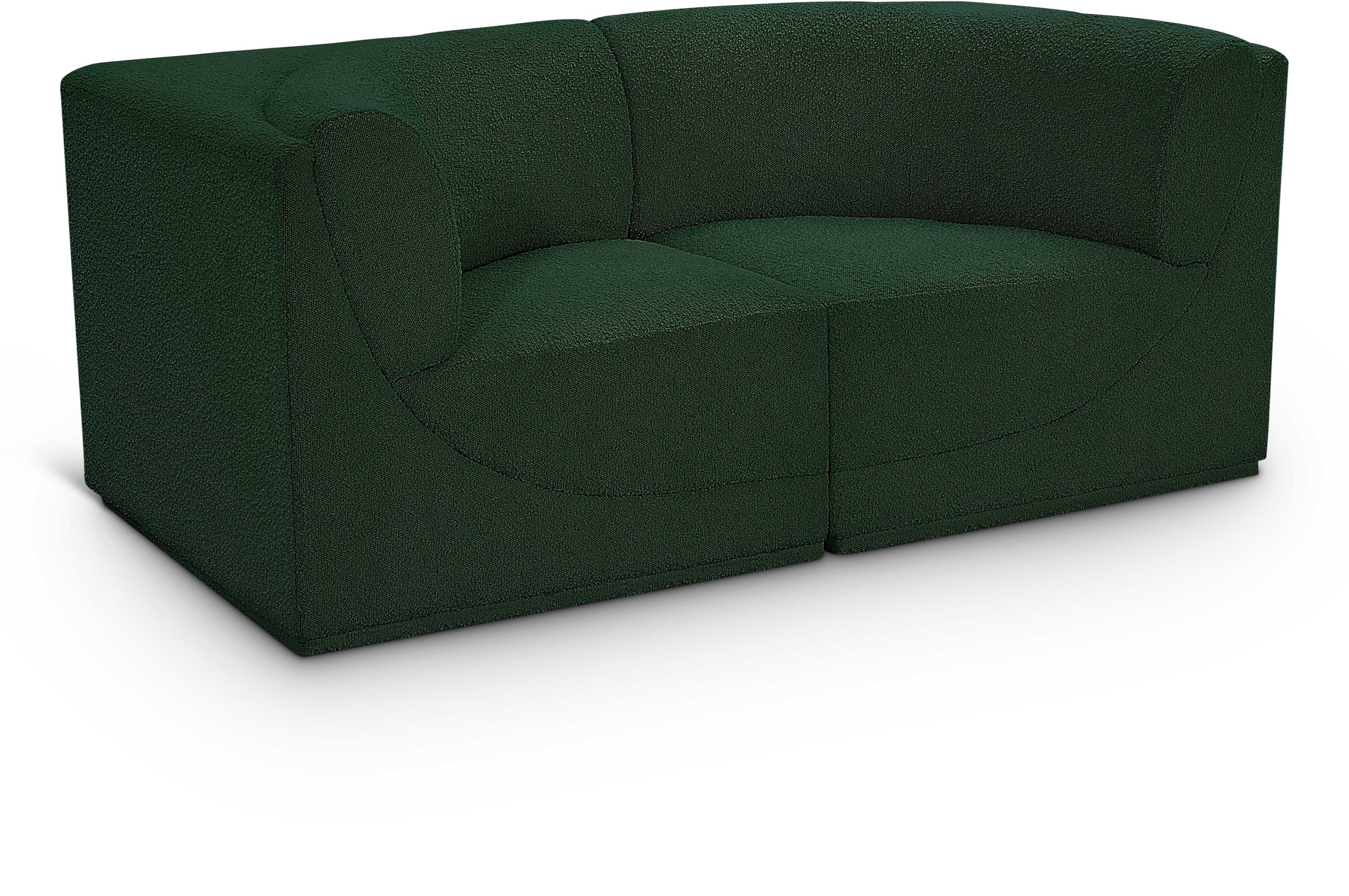 Ollie - 2 Seat Modular Sofa - Green