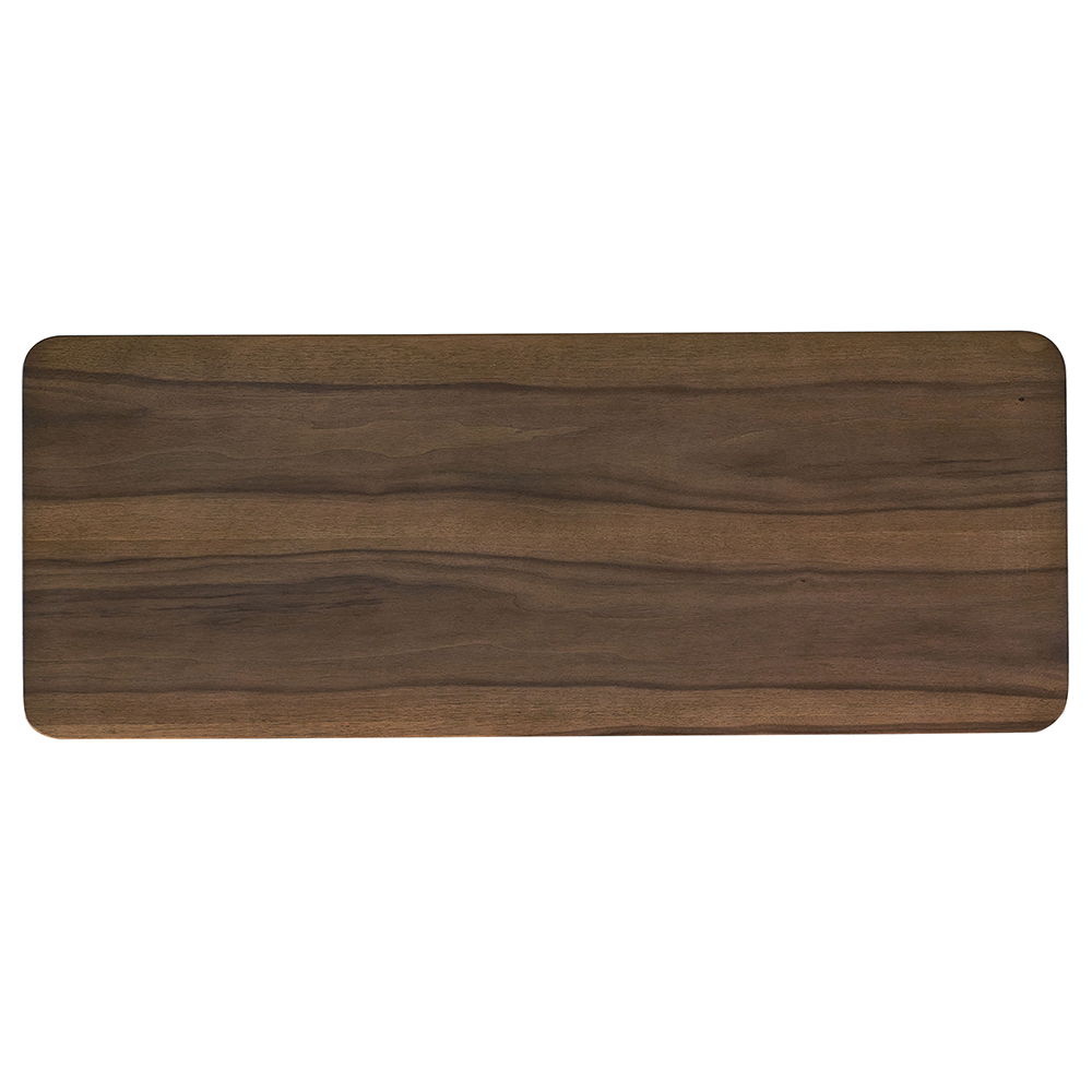 Lamonte - Sofa Table With Shelf - Walnut, dark brown, view 3
