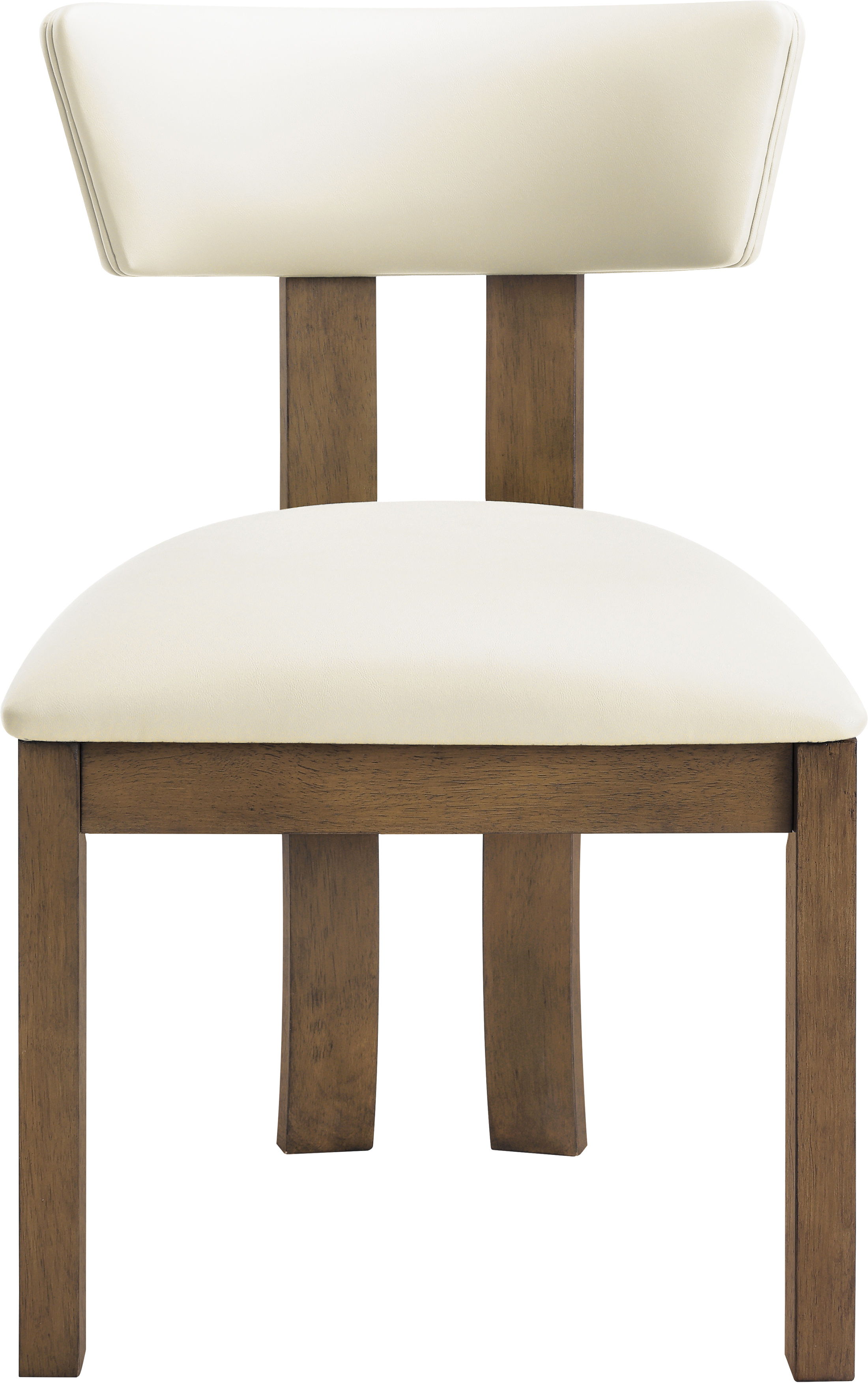 Lavrin - Vegan Leather Upholstered Dining Side Chair (Set of 2) - Cream