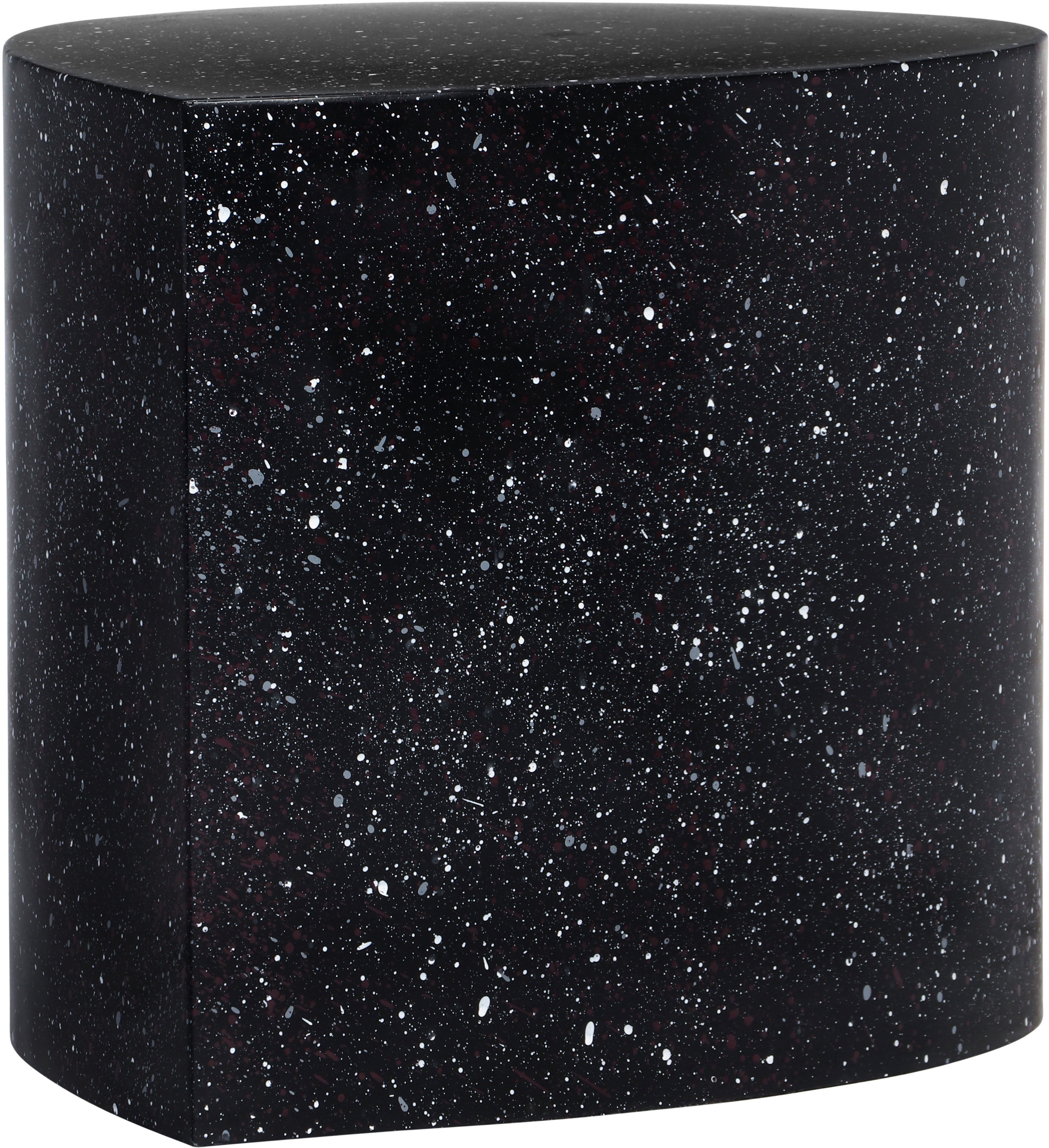 Petal - Iron Coffee Table - Black Terazzo