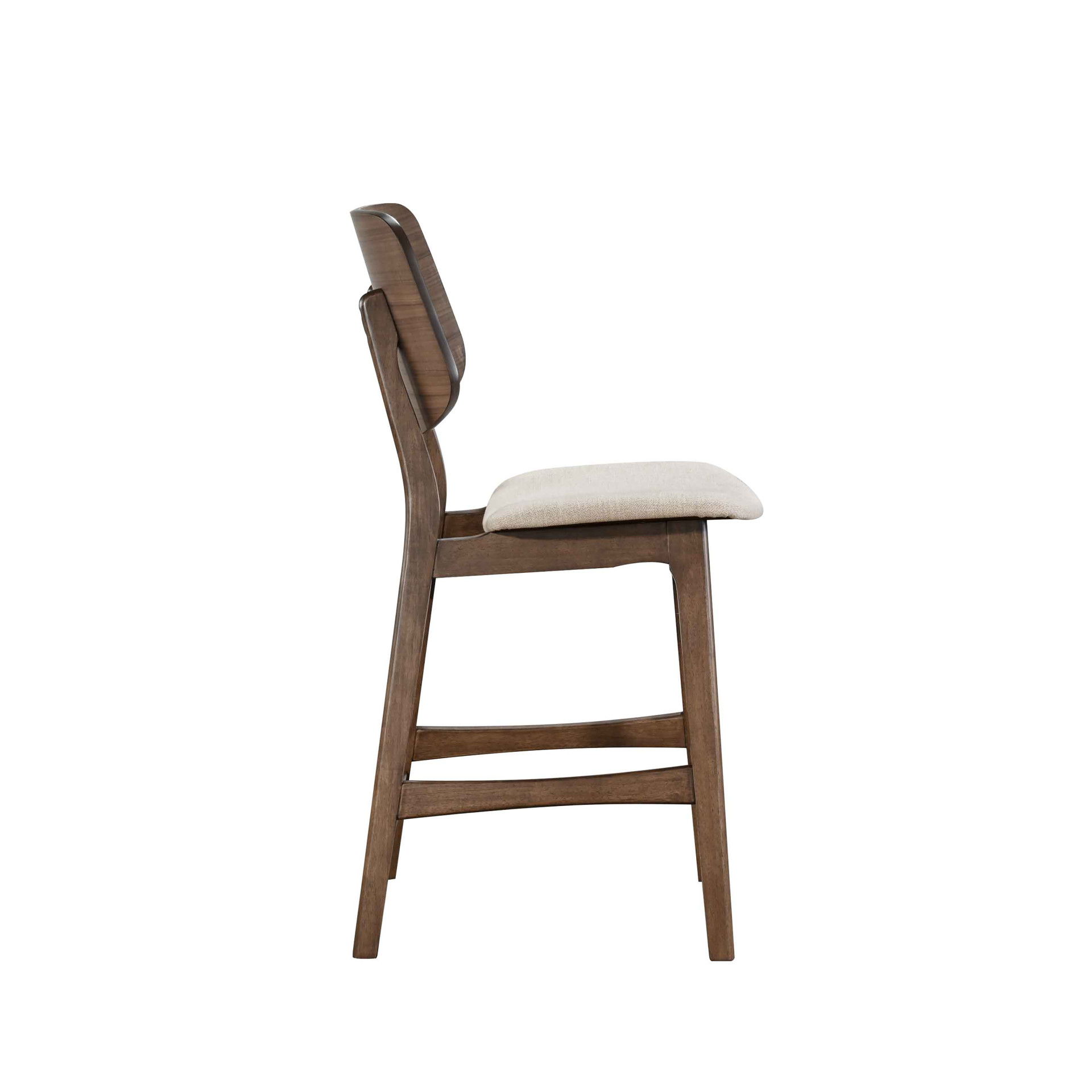 Oscar - Counter Chair (Set of 2) - Walnut