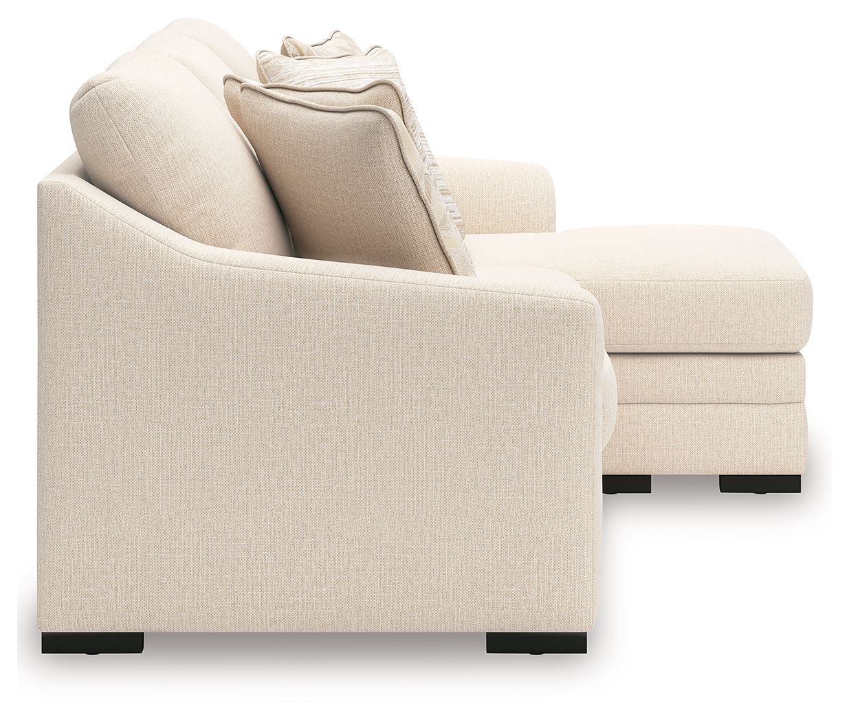 Ashley Furniture Lango - 3 Pc. - Sofa Chaise, Chair, Ottoman - Jute - Image 5