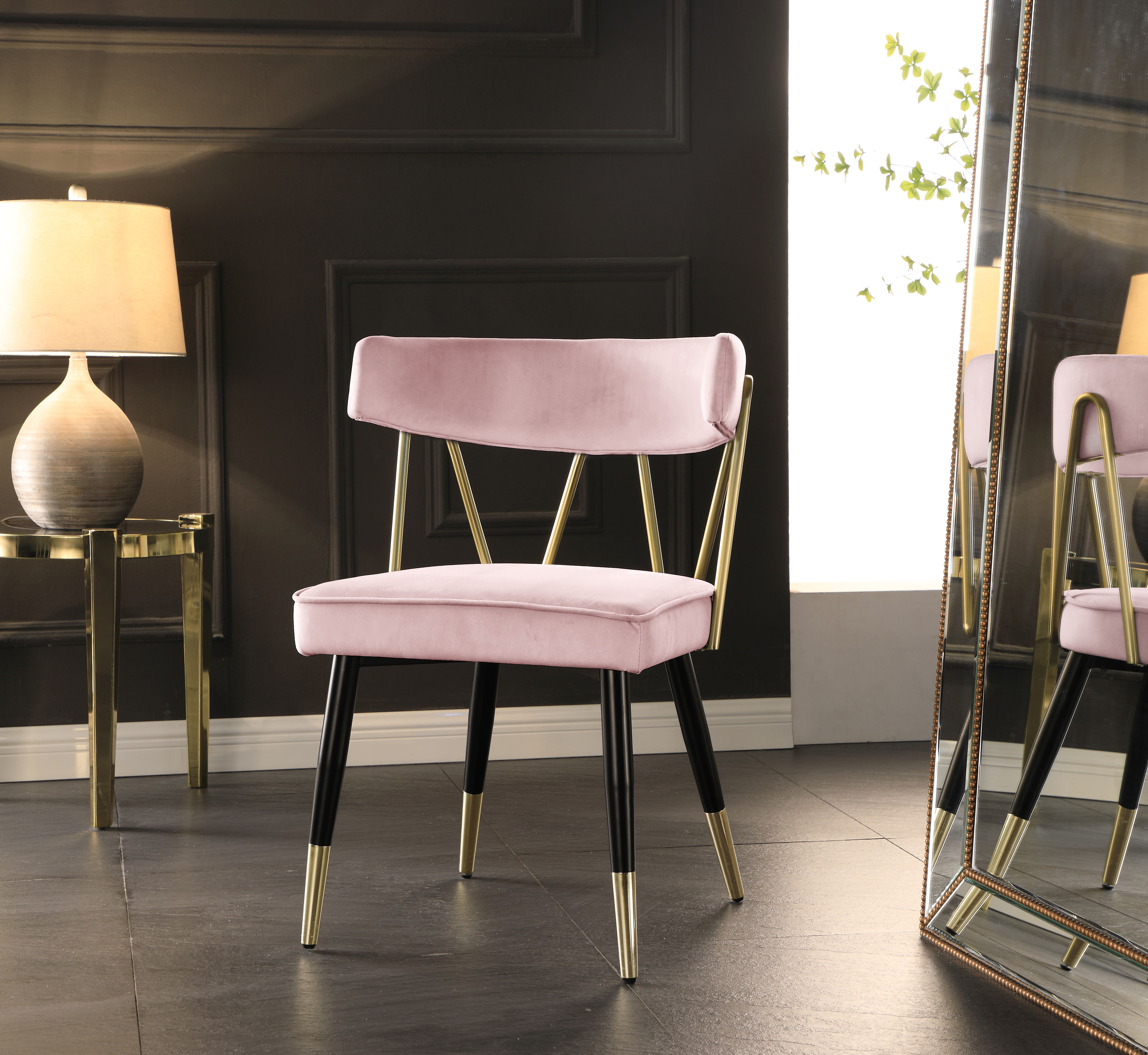 Rheingold - Dining Chair (Set of 2) - Pink