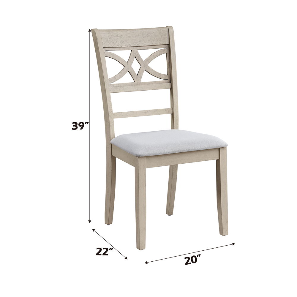 Ferris - Side Chair (Set of 2) - Antique Gray, beige, view 6