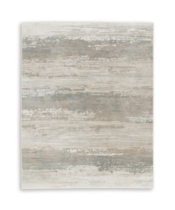 Loomville – 9′ x 12′ Rug – Gray / Taupe / Beige