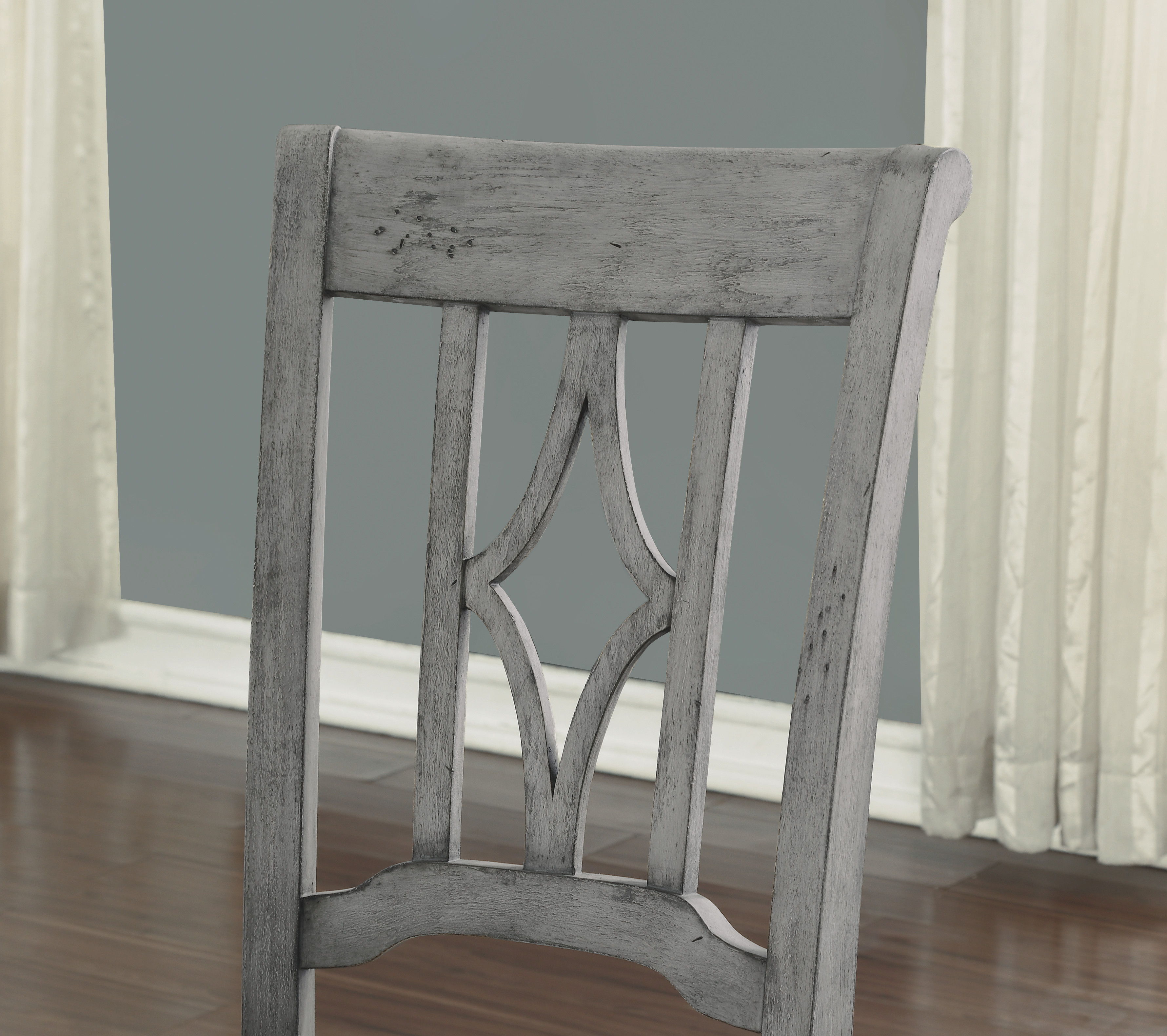 Plymouth - Upholstered Dining Chair (Set of 2) - Gray, gray, view 7