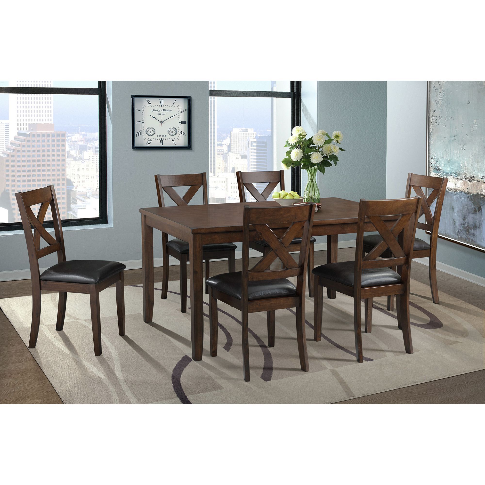 Alex - 7 Piece Dining Set - Espresso Image