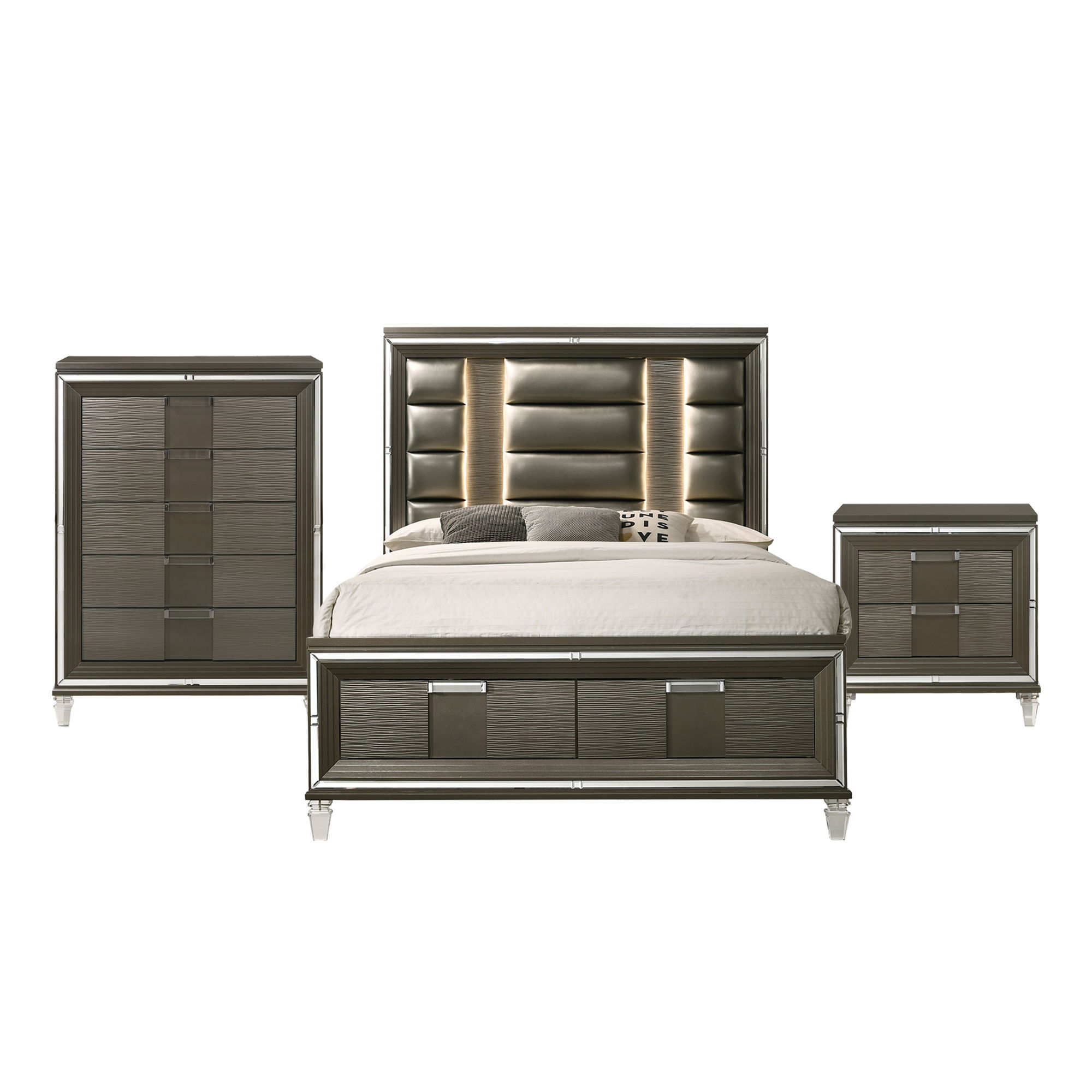 Queen · 3 Pc · Bedroom Set