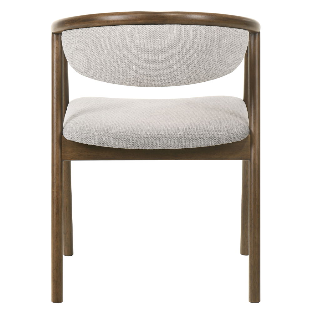 Delina - Side Chair - Walnut, dark brown, view 4