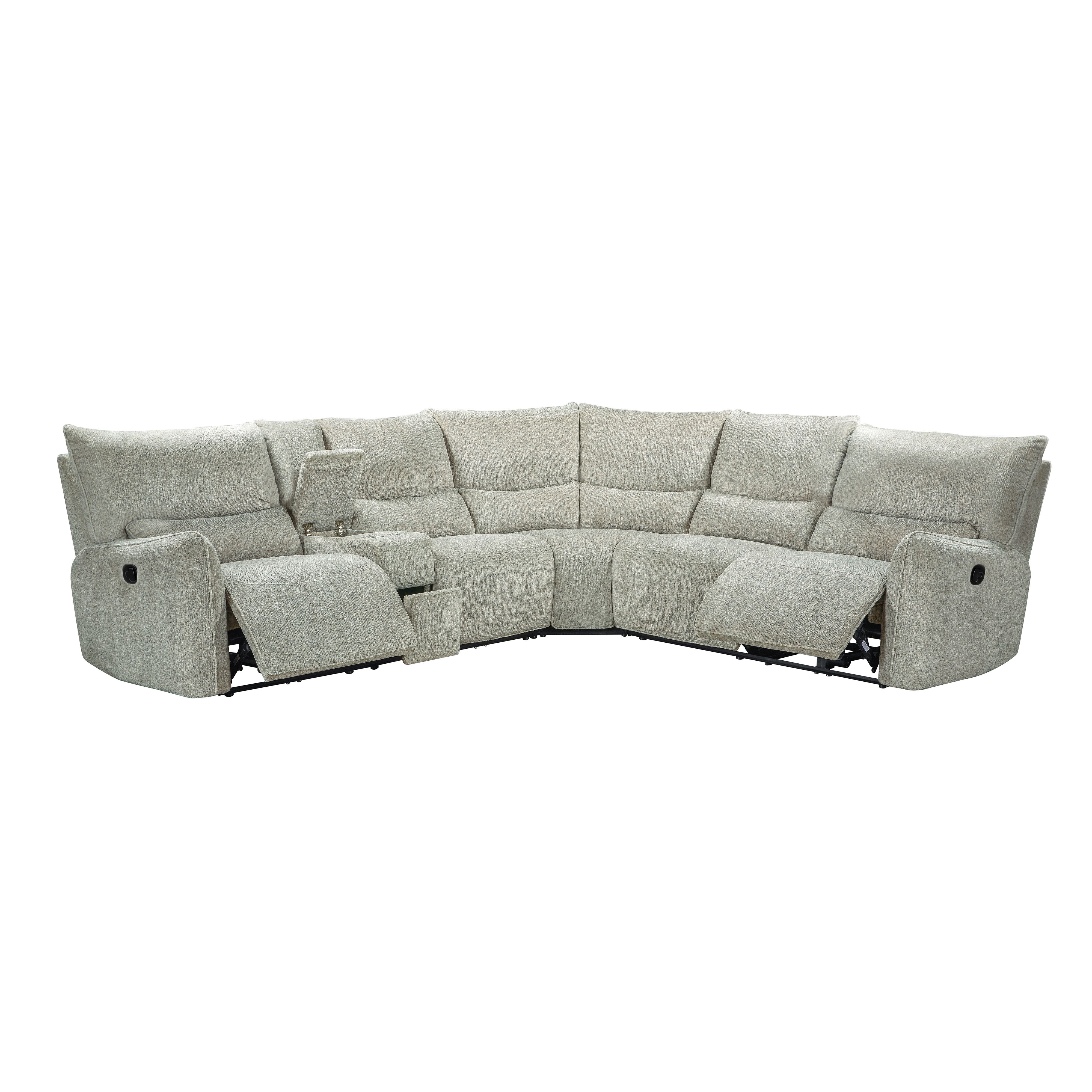 Remsen - 3 Piece Manual Sectional - Latte