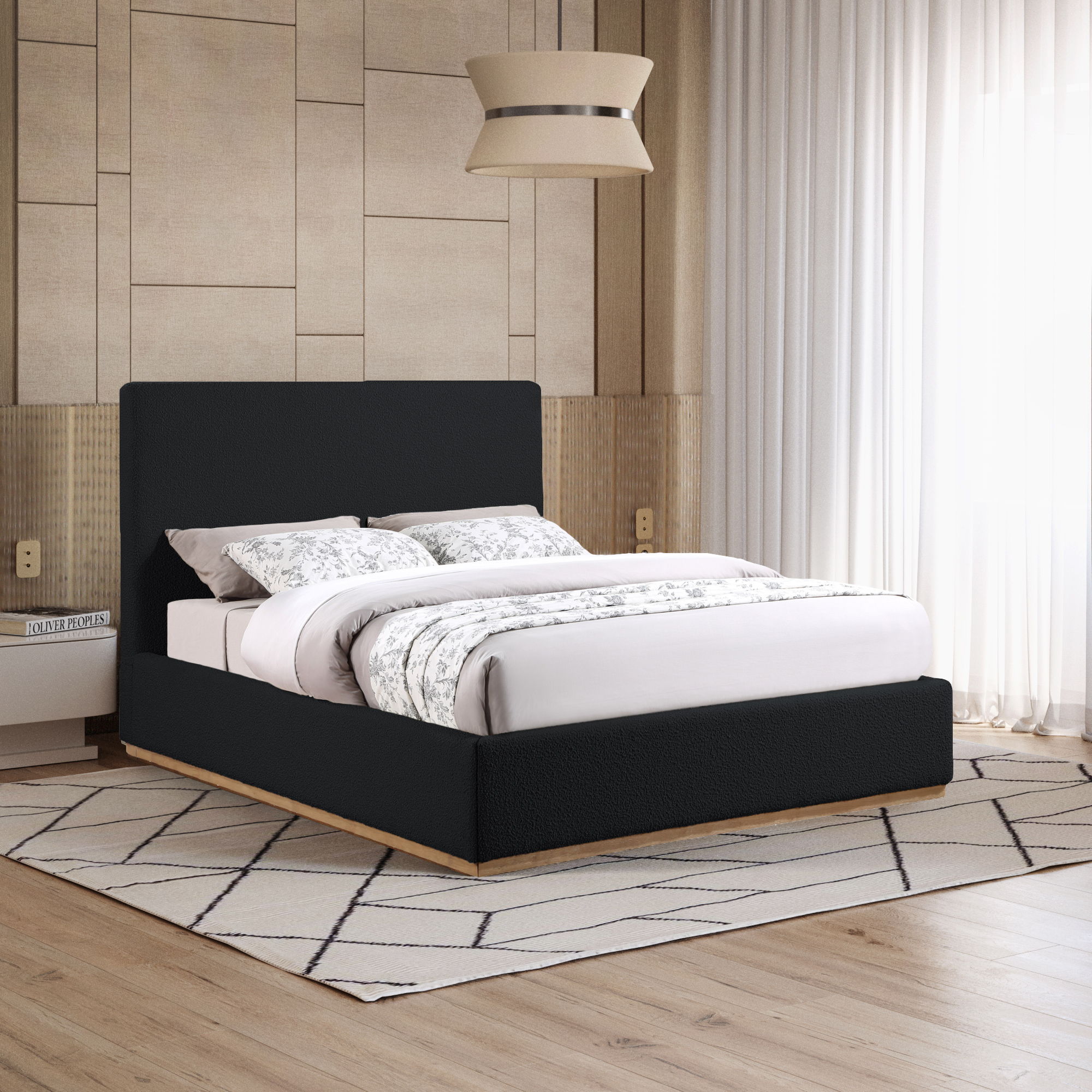 Monaco - Queen Bed - Black