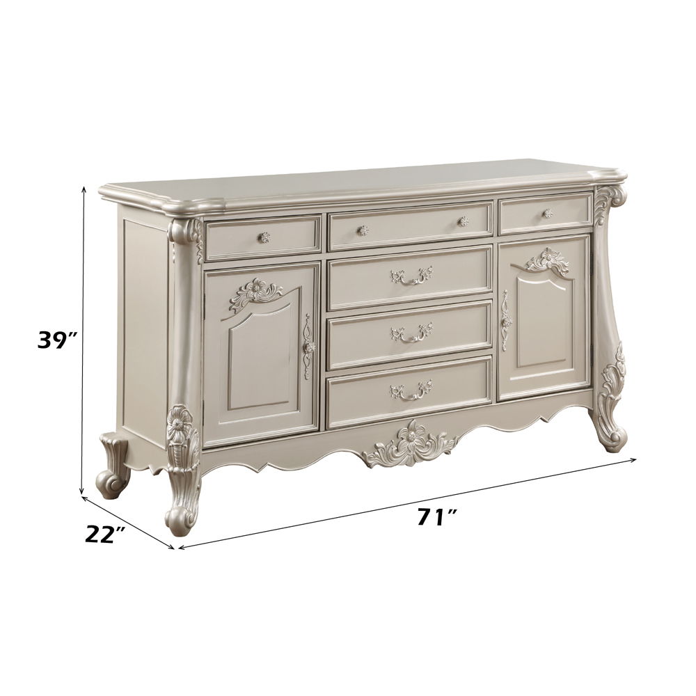 Bently - Dresser - Champagne, white, view 5