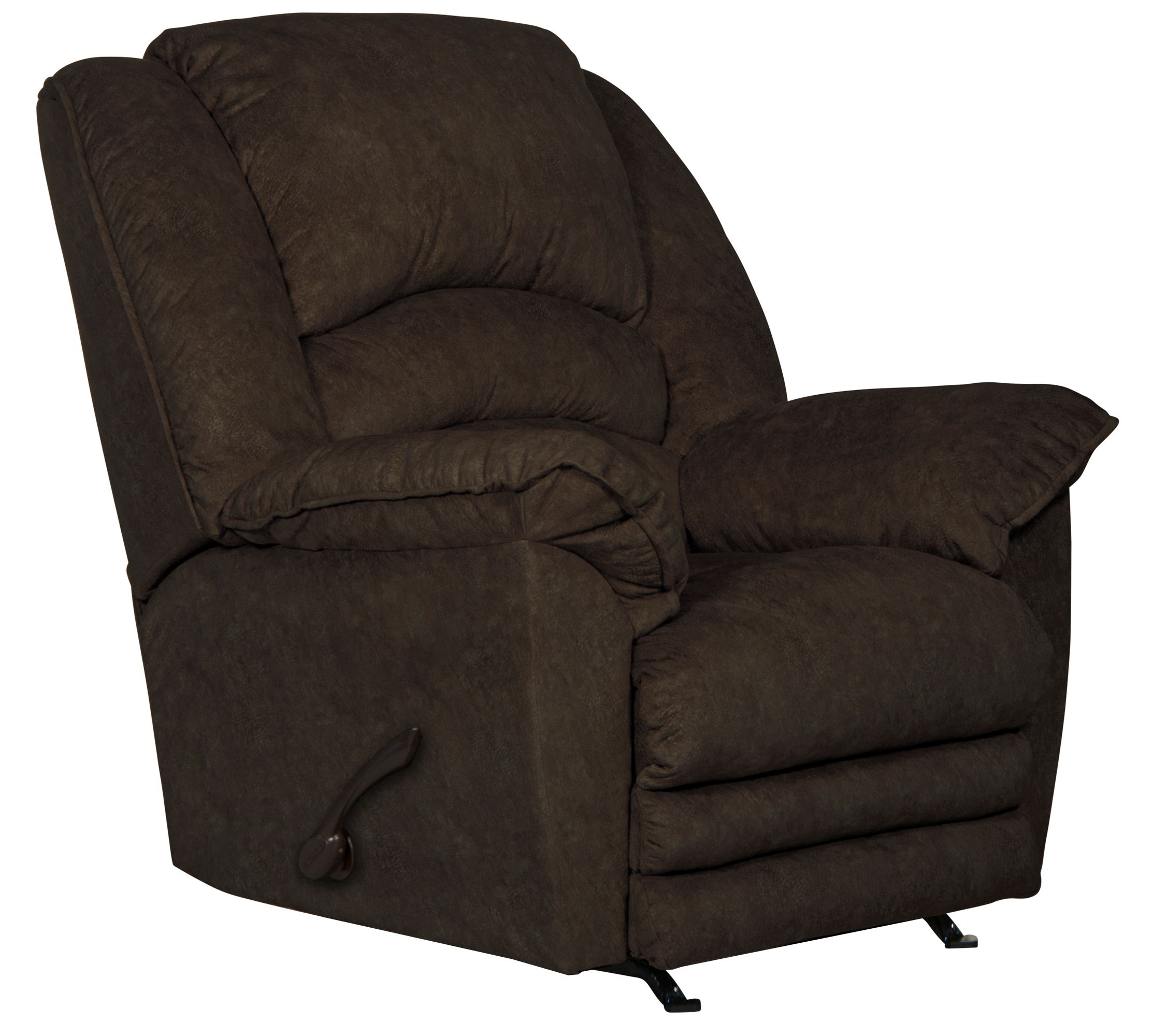 Rialto - Chaise Rocker Recliner - Chocolate