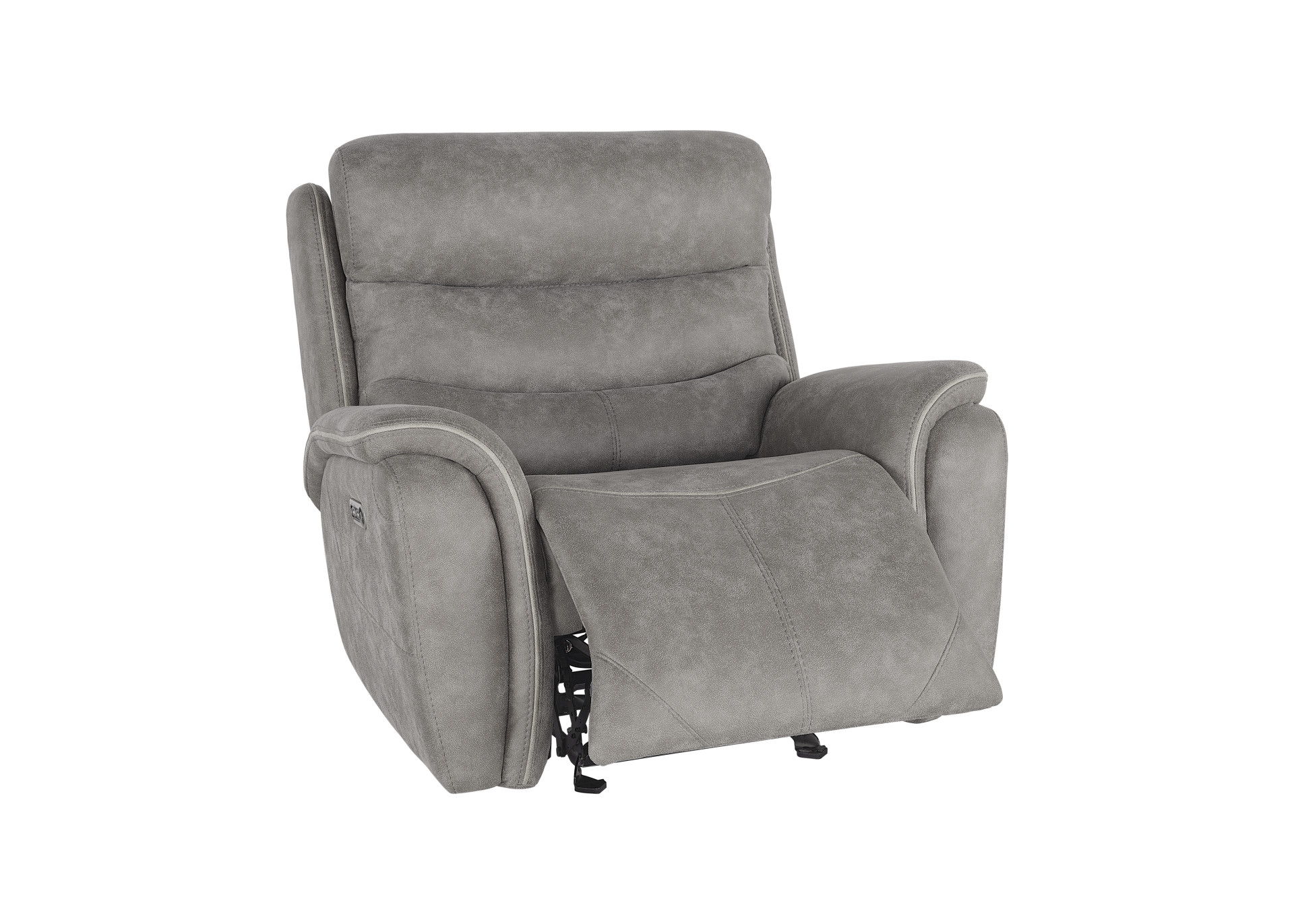 Kamari - Glider Recliner With Power Headrest & Footrest - Gray, gray, view 5