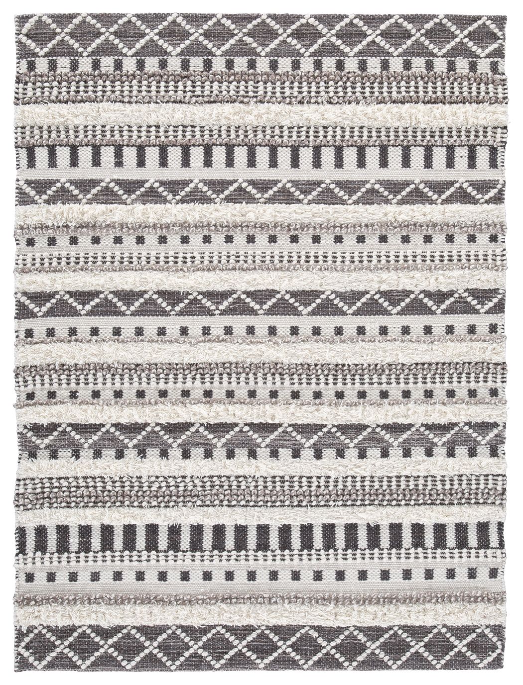 Karalee - 5' x 7' Rug - Ivory / Brown