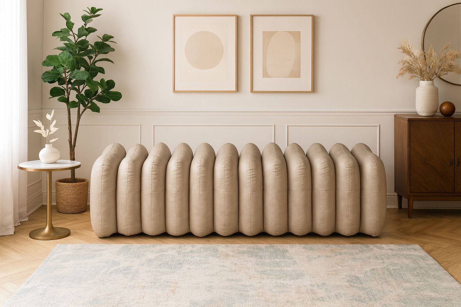 Atticus - Bench - Taupe