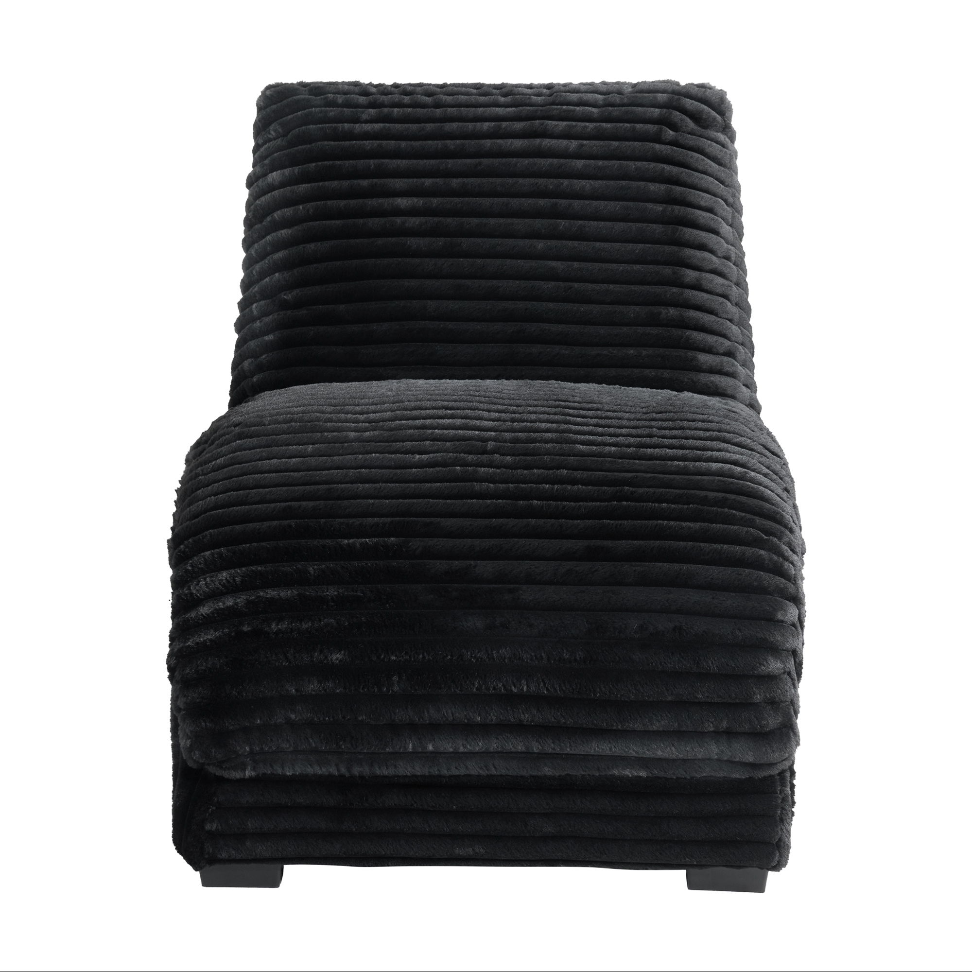 Nori - Chaise With Heat Massage, USBC, LED - Masis Black