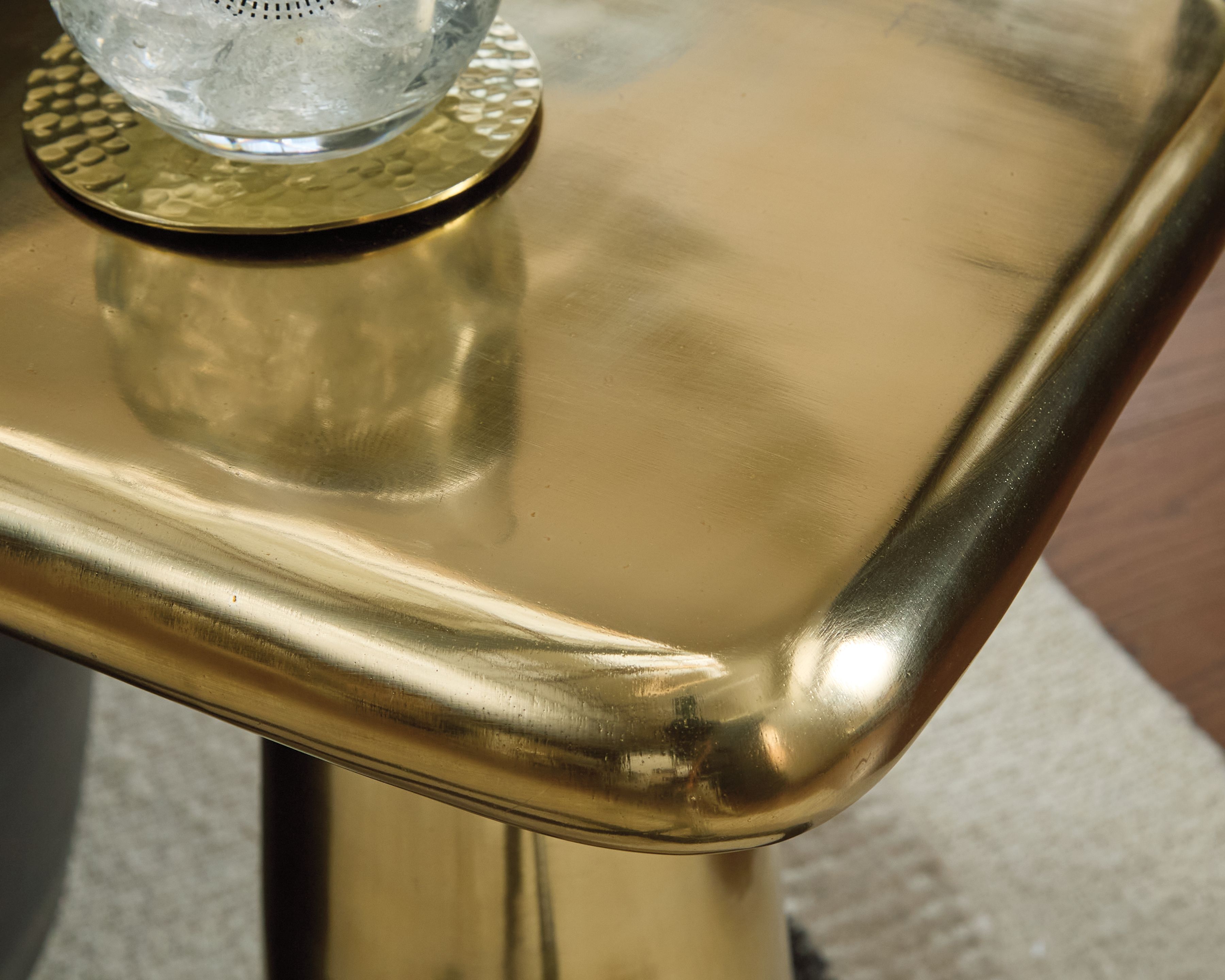 Ashley Furniture Dallenburg - Accent Table - Gold Finish - Image 4