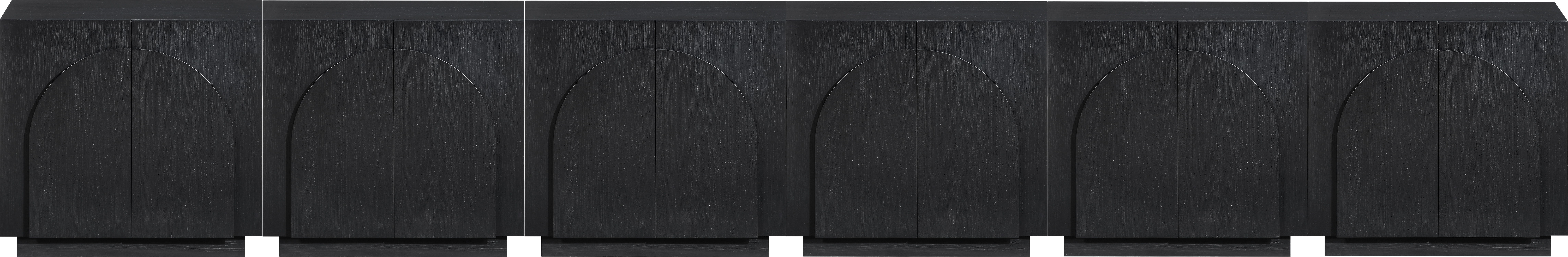 Navona - 6 Piece Sideboard / Buffet - Black