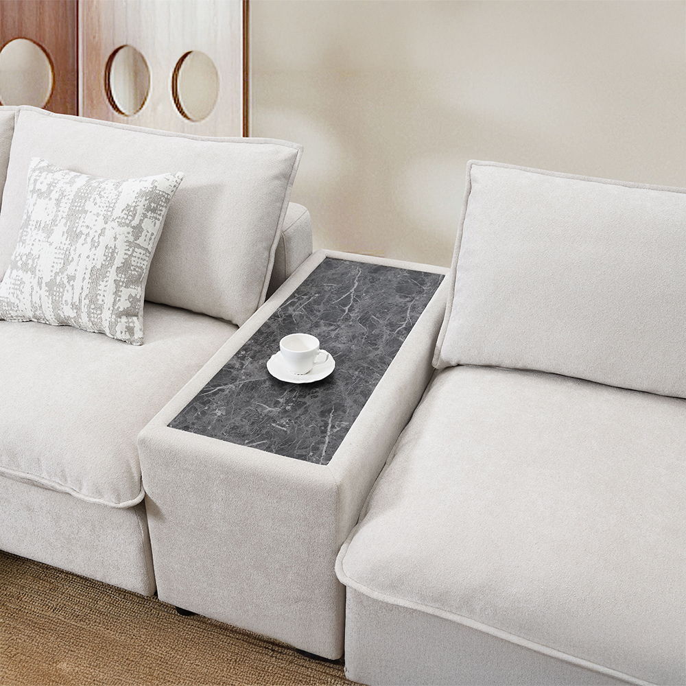 Marisa - Modular Console - Beige Boucle, beige, view 7
