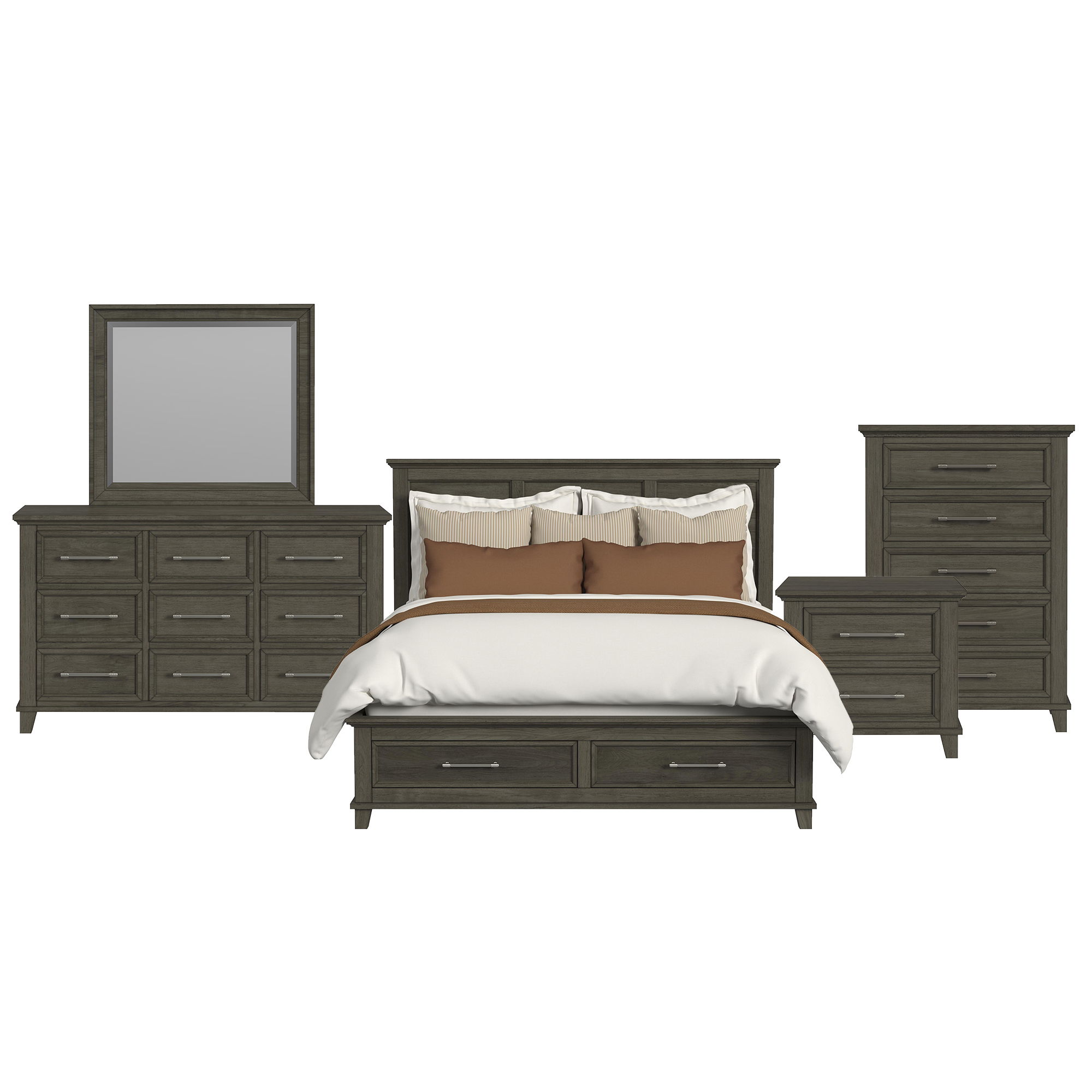 King · 5 Pc · Bedroom Set