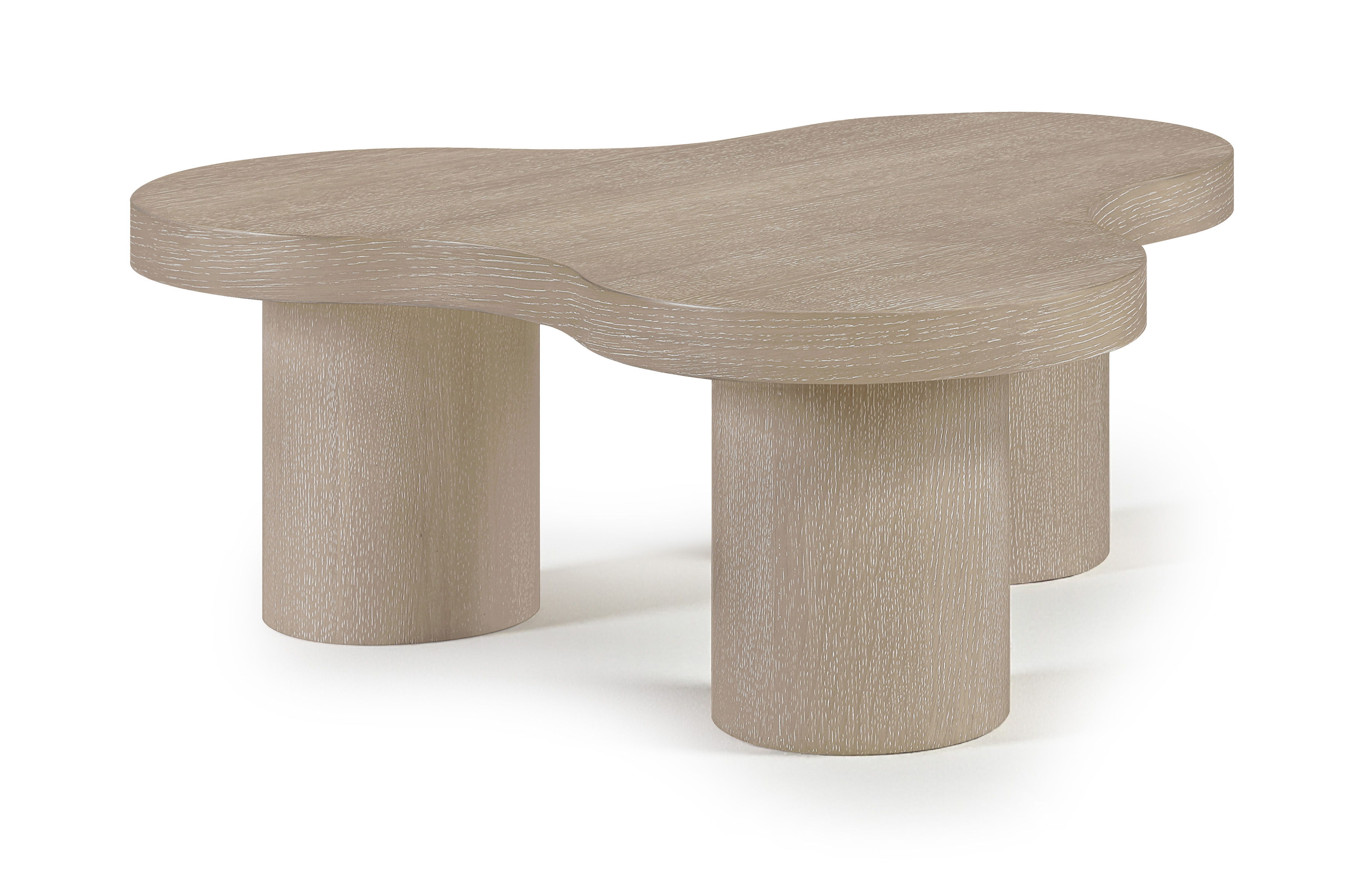 Oak Veneer And Solid Wood Coffee Table