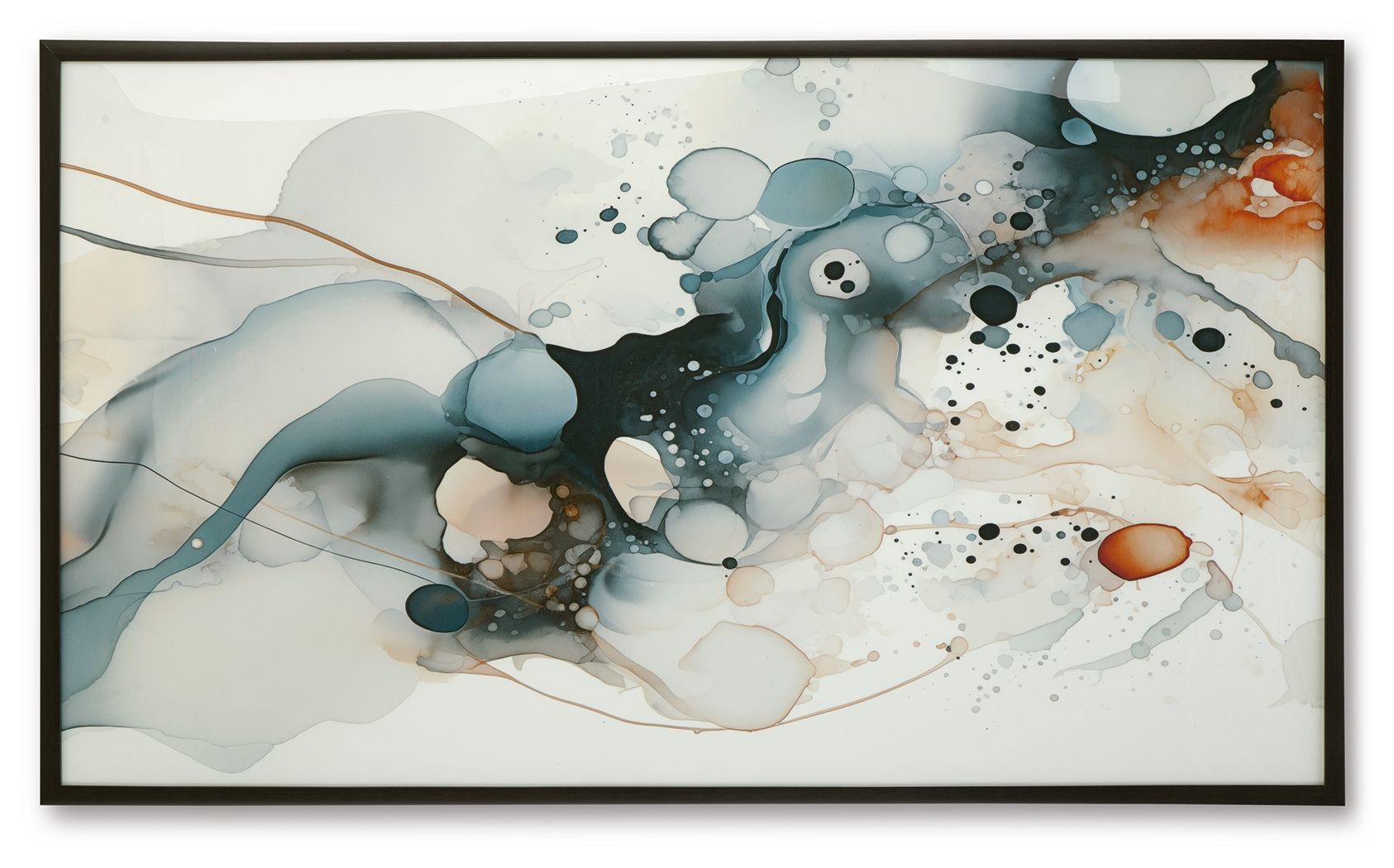 Ashley Furniture Foxenburg - Wall Art - Blue / Amber / White - Image 6