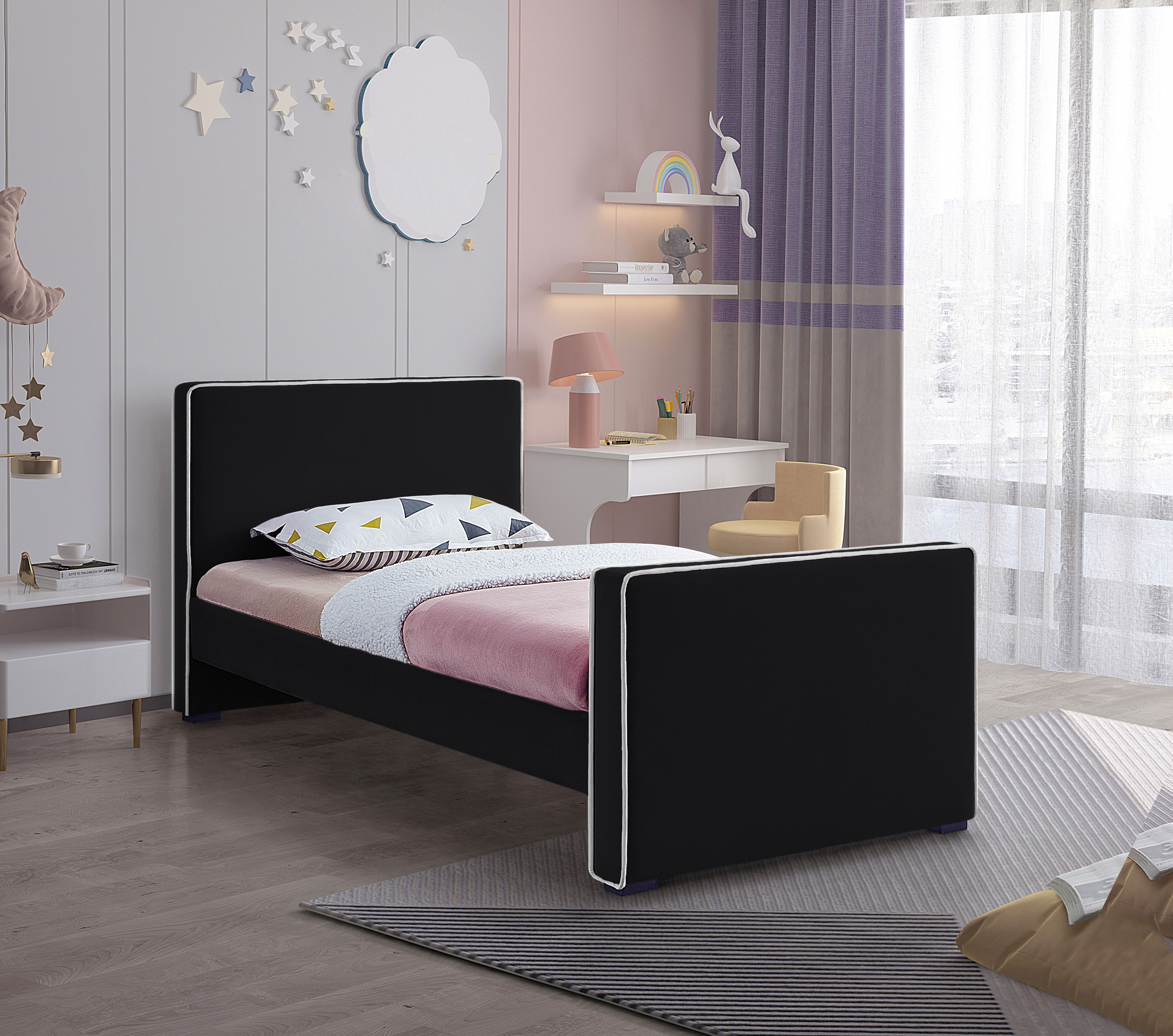 Dillard - Twin Bed - Black