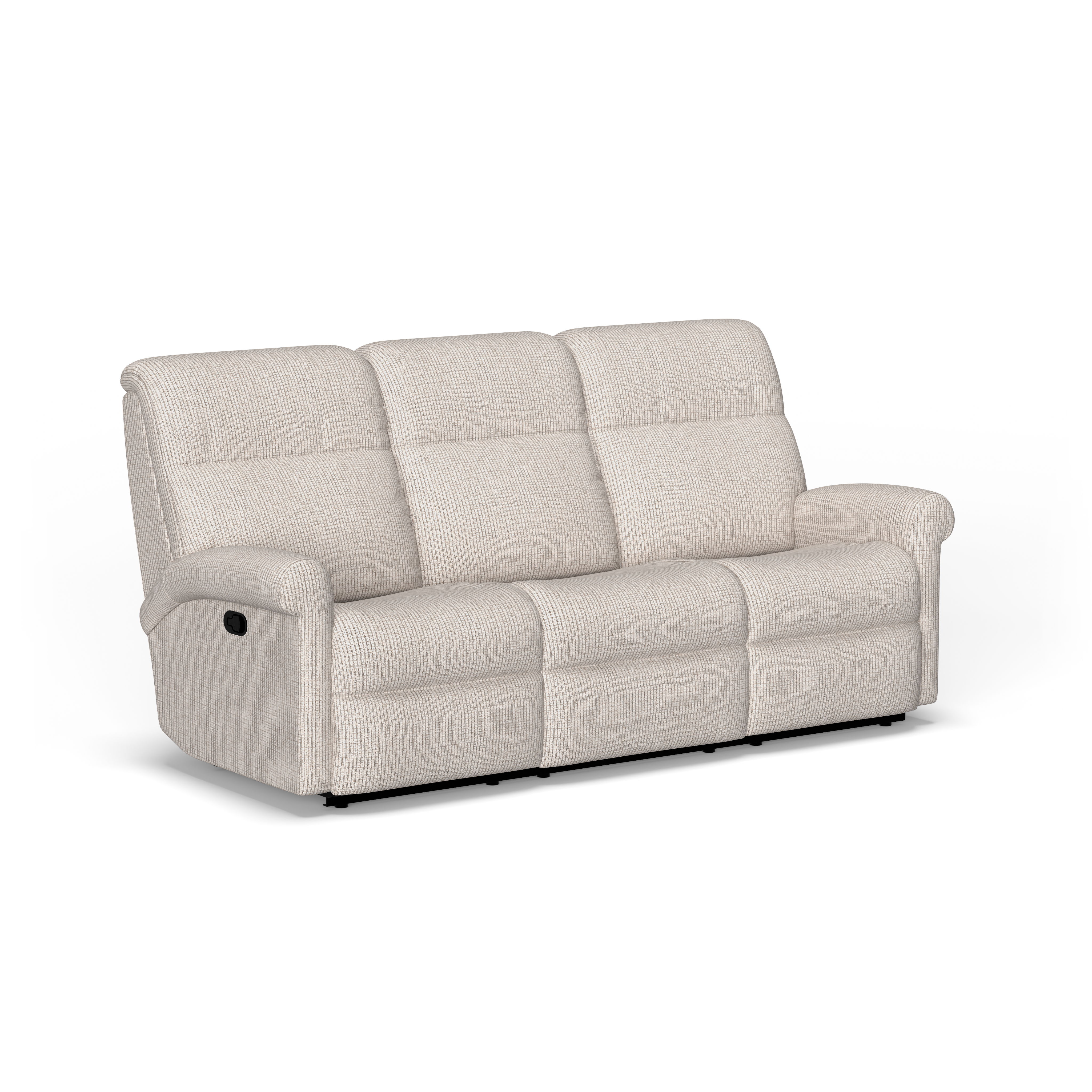 Davis - Transitional Fabric Reclining Sofa, beige