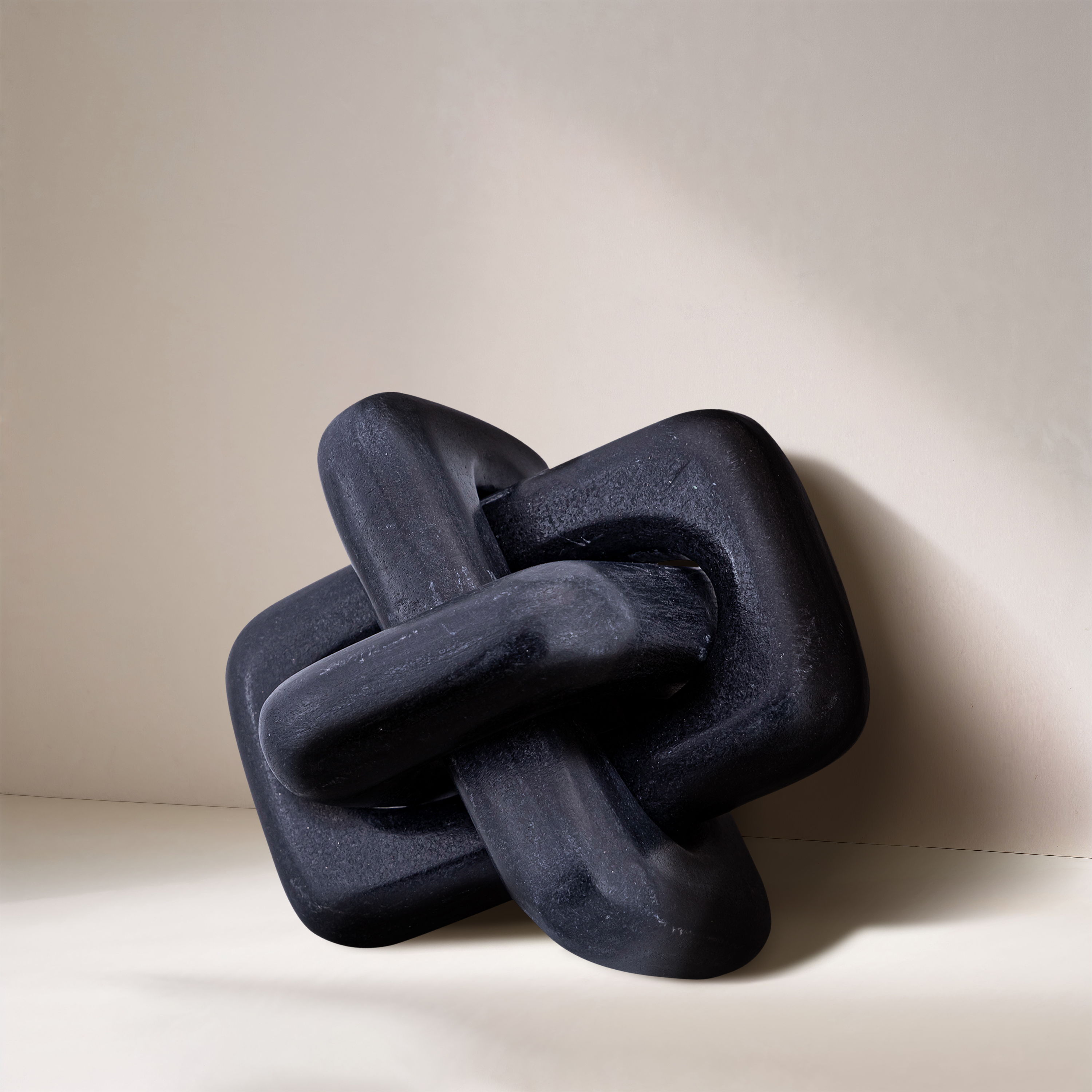 Bond - Marble Decorative Knot - Black