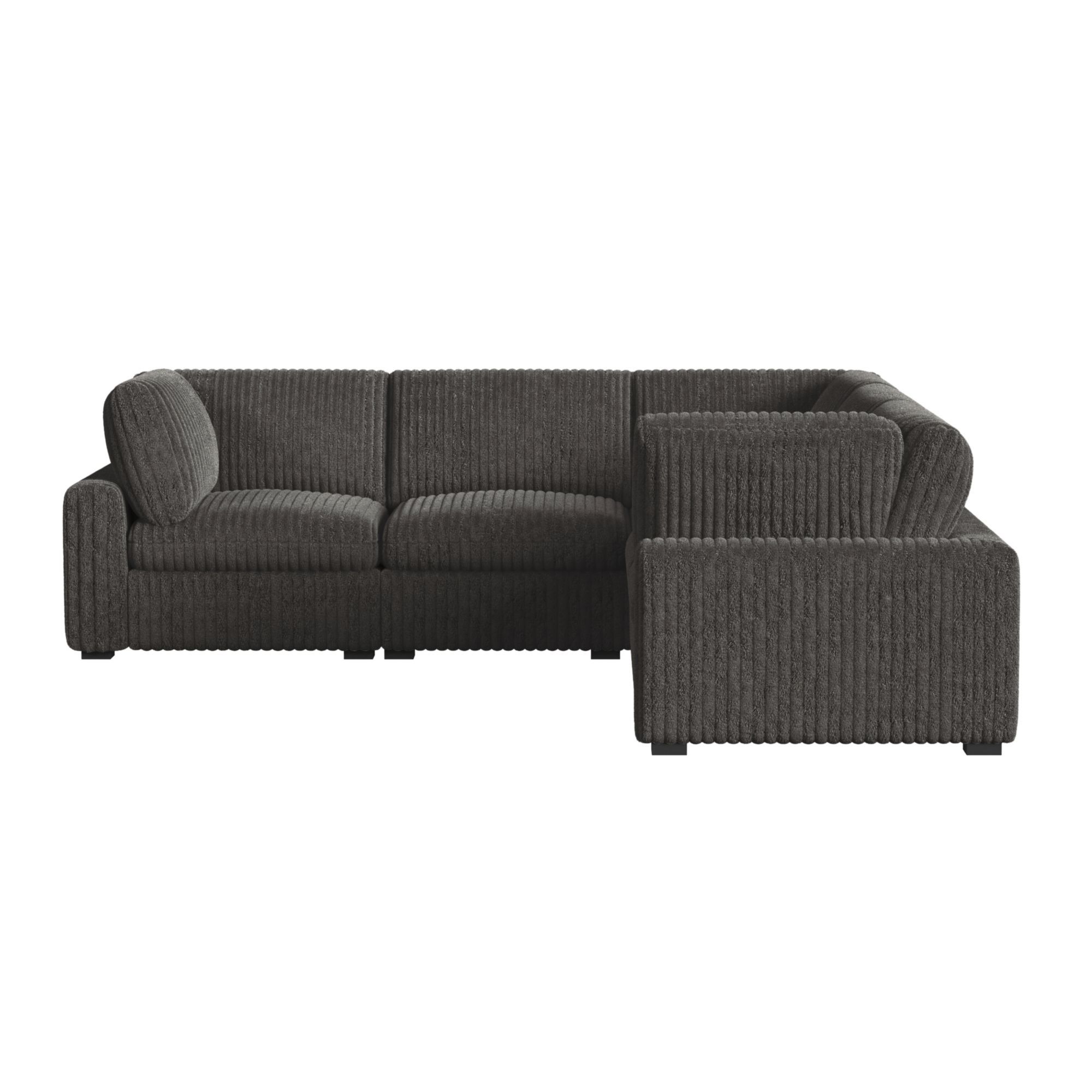 Esprit - Modular Corner - Grand Cord Charcoal