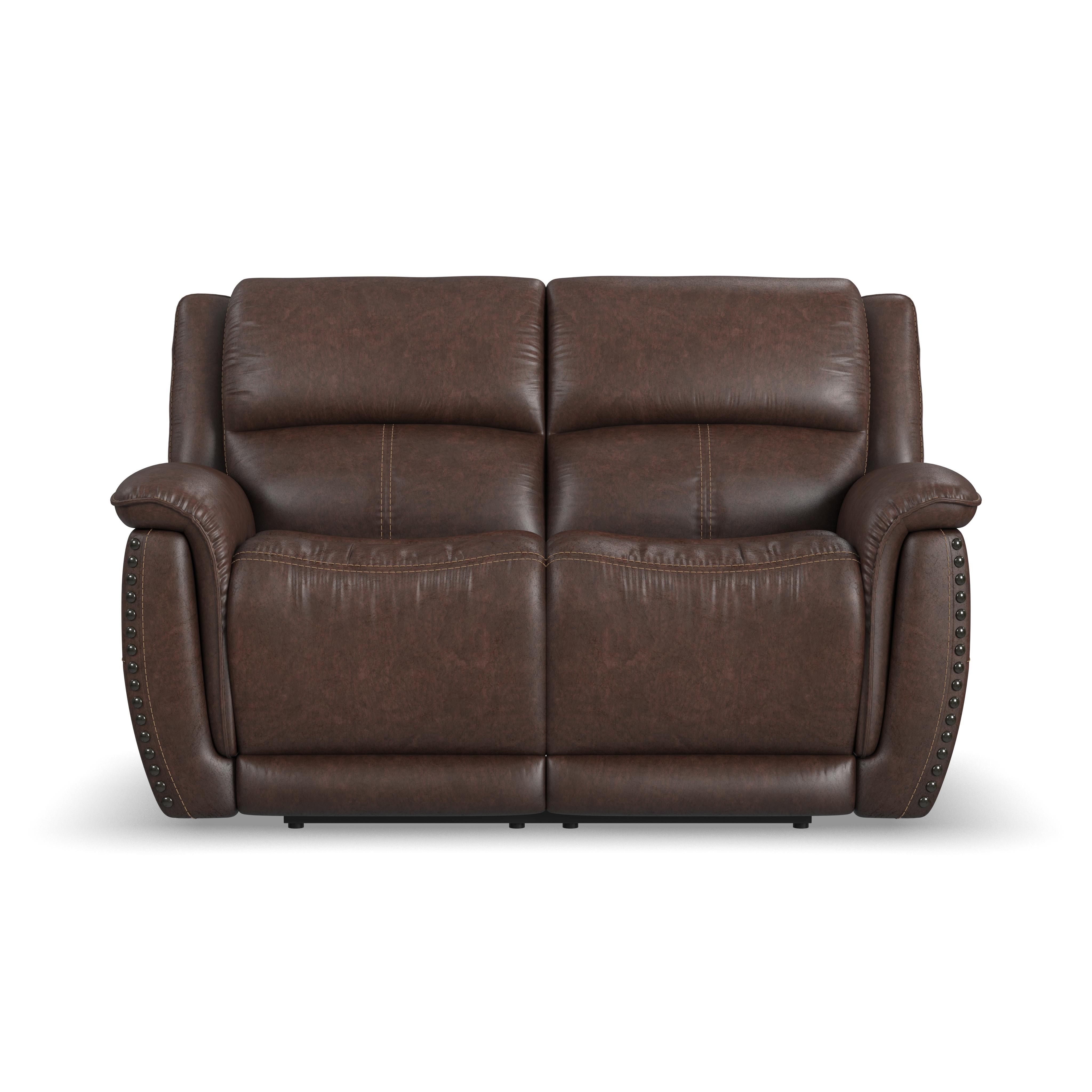 Beau - Power Reclining Loveseat With Power Headrests - Sable, dark brown, view 3