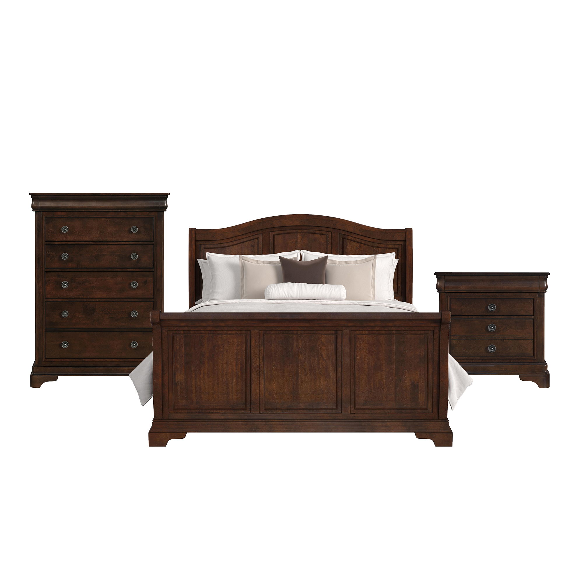 King · 3 Pc · Bedroom Set