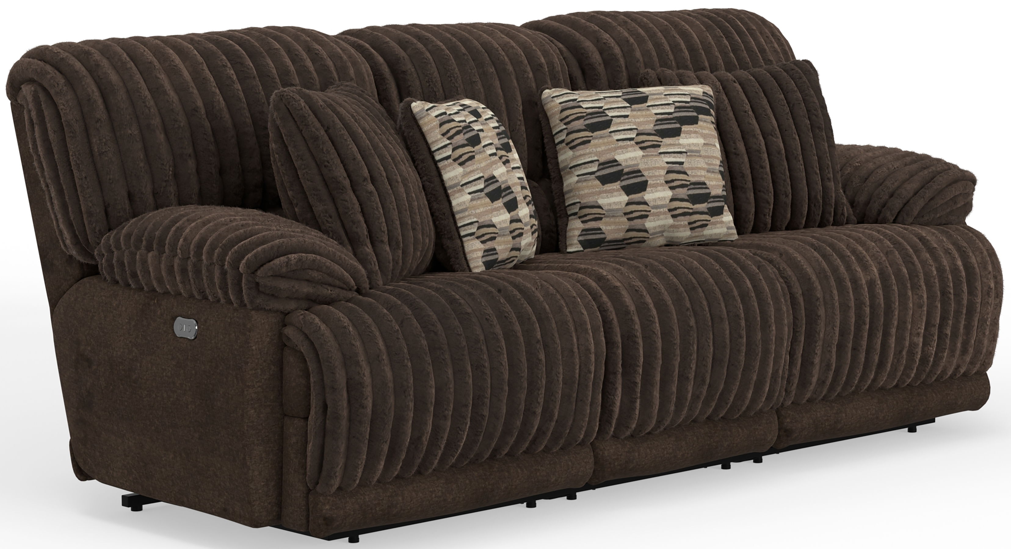 Hollifield - Power Reclining Sofa - Chocolate